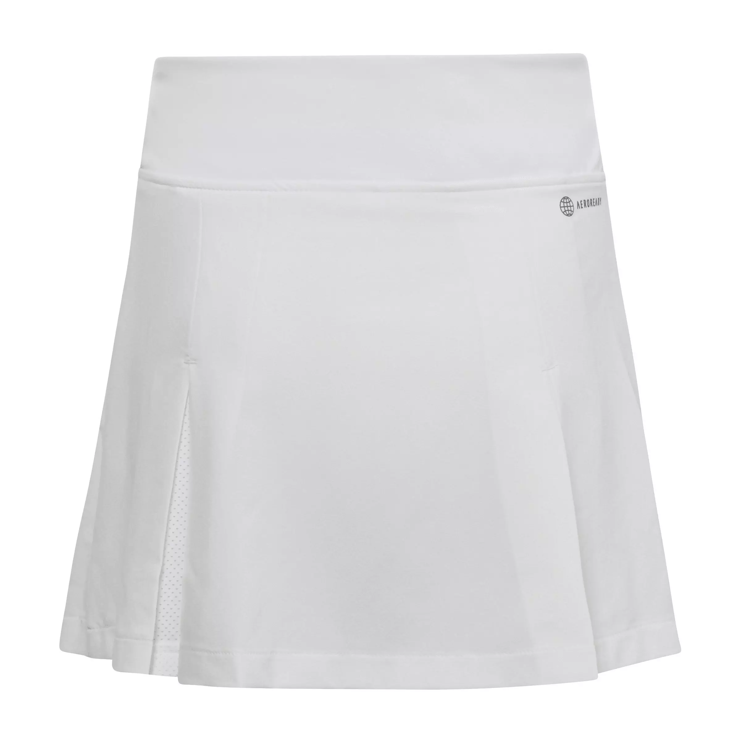 adidas Big Girls' Club Tennis Pleated Skirt -White - WHITE