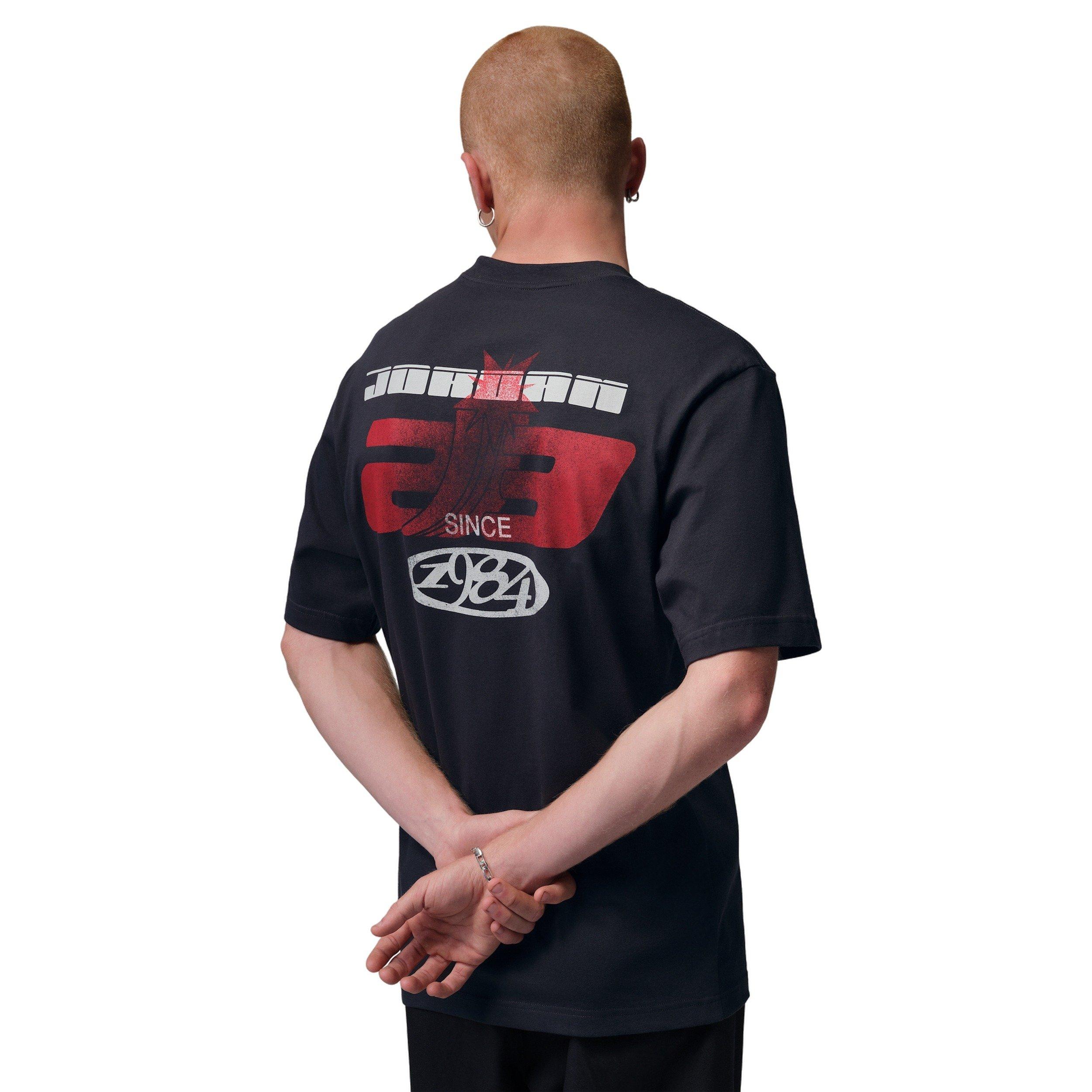 Jordan Men's 23Star Graphic Short-Sleeve T-Shirt - BLACK Thumbnail View 2