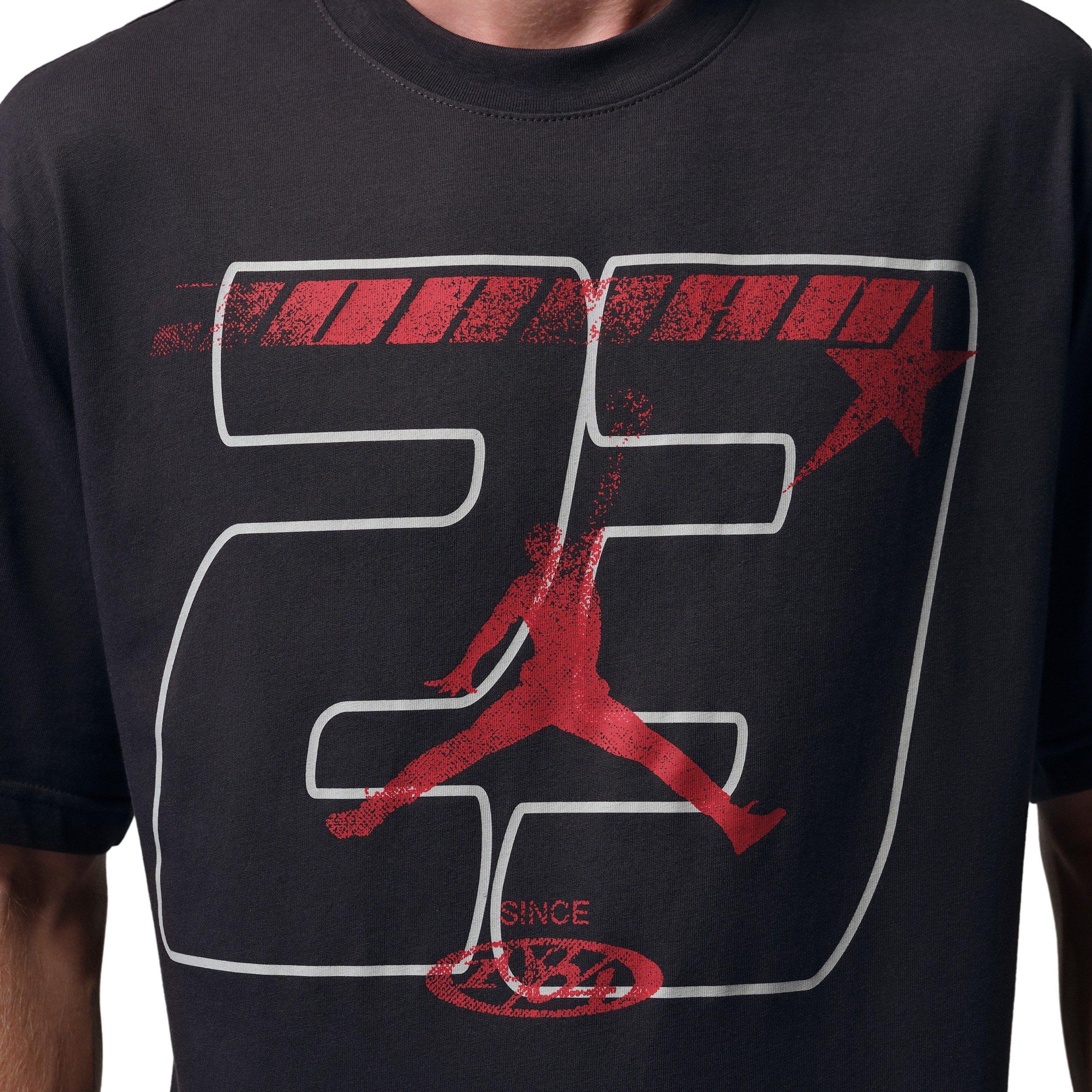 Jordan Men's 23Star Graphic Short-Sleeve T-Shirt - BLACK Thumbnail View 4