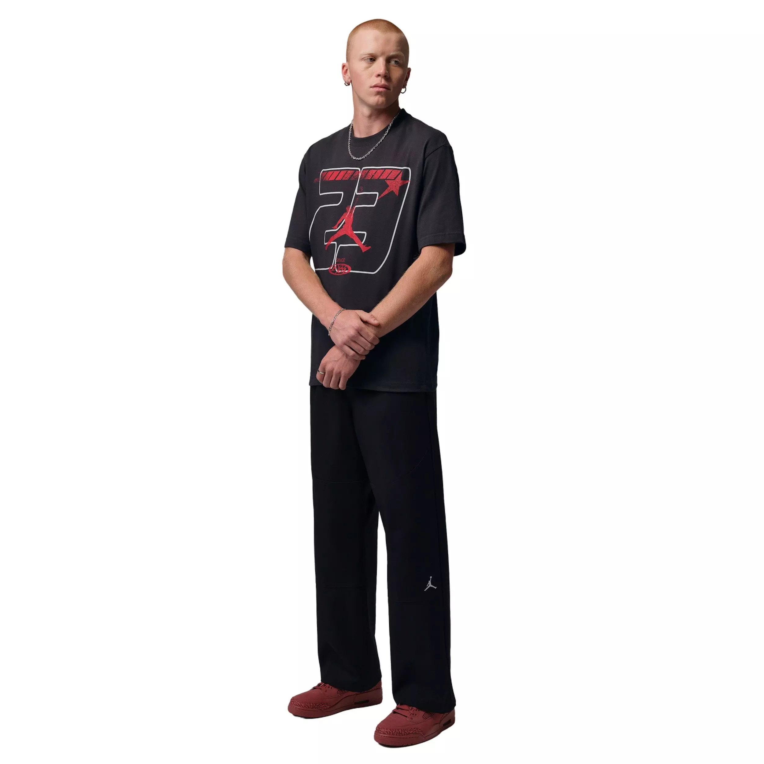 Jordan Men's 23Star Graphic Short-Sleeve T-Shirt - BLACK