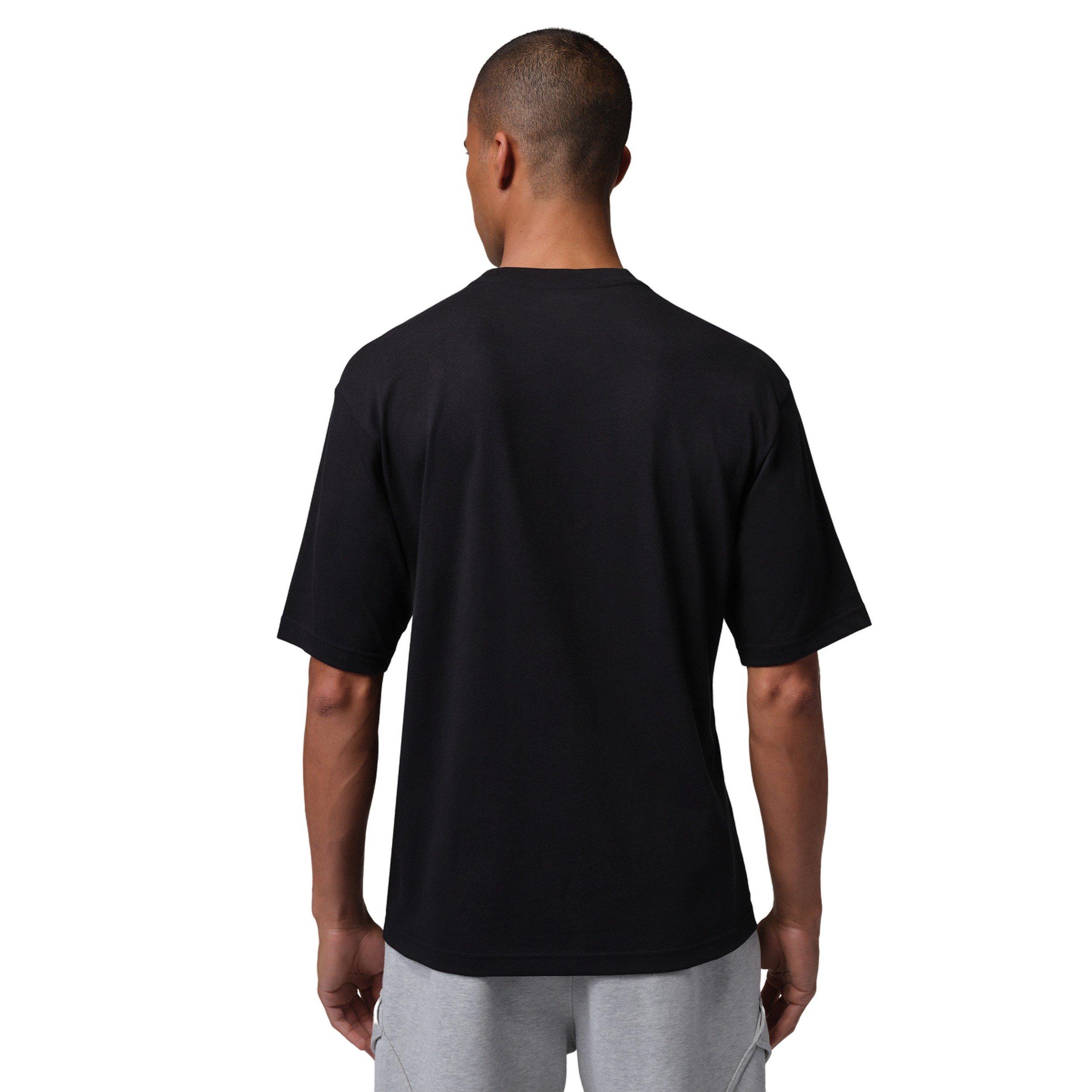 Jordan Men's Air Script Graphic Short-Sleeve T-Shirt - BLACK Thumbnail View 2