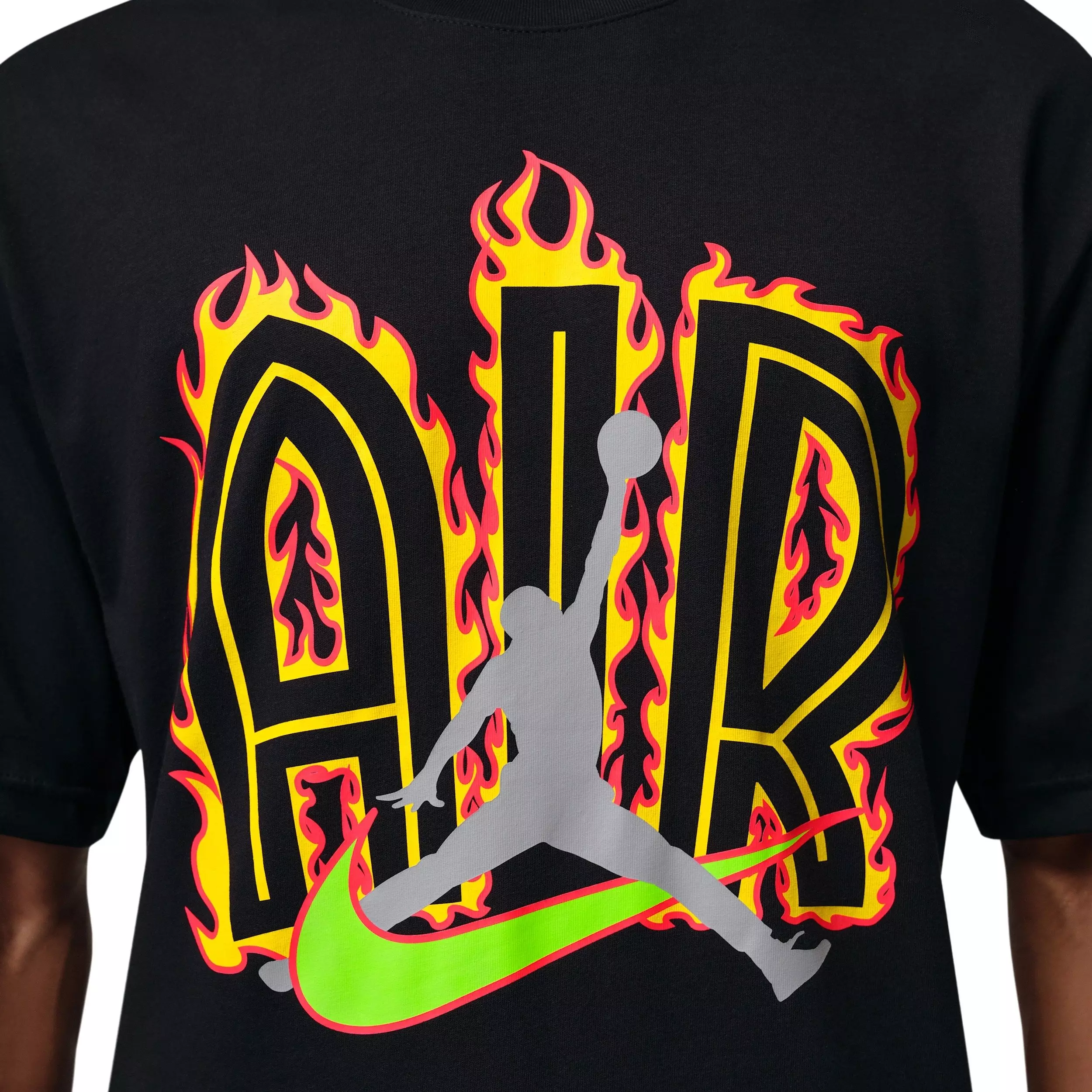 Jordan Men's Air Script Graphic Short-Sleeve T-Shirt - BLACK