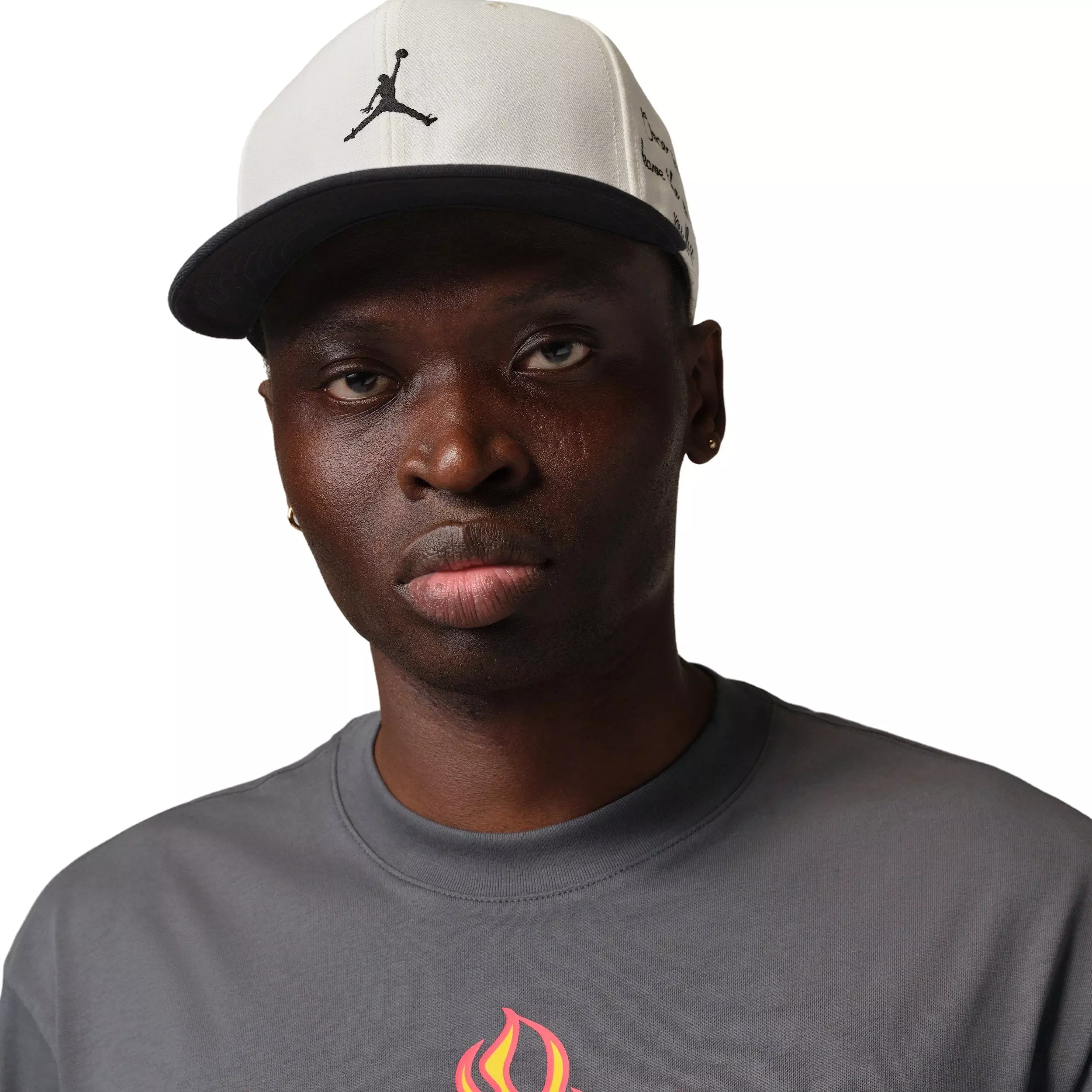 Jordan Men's Air Script Graphic Short-Sleeve T-Shirt - GREY