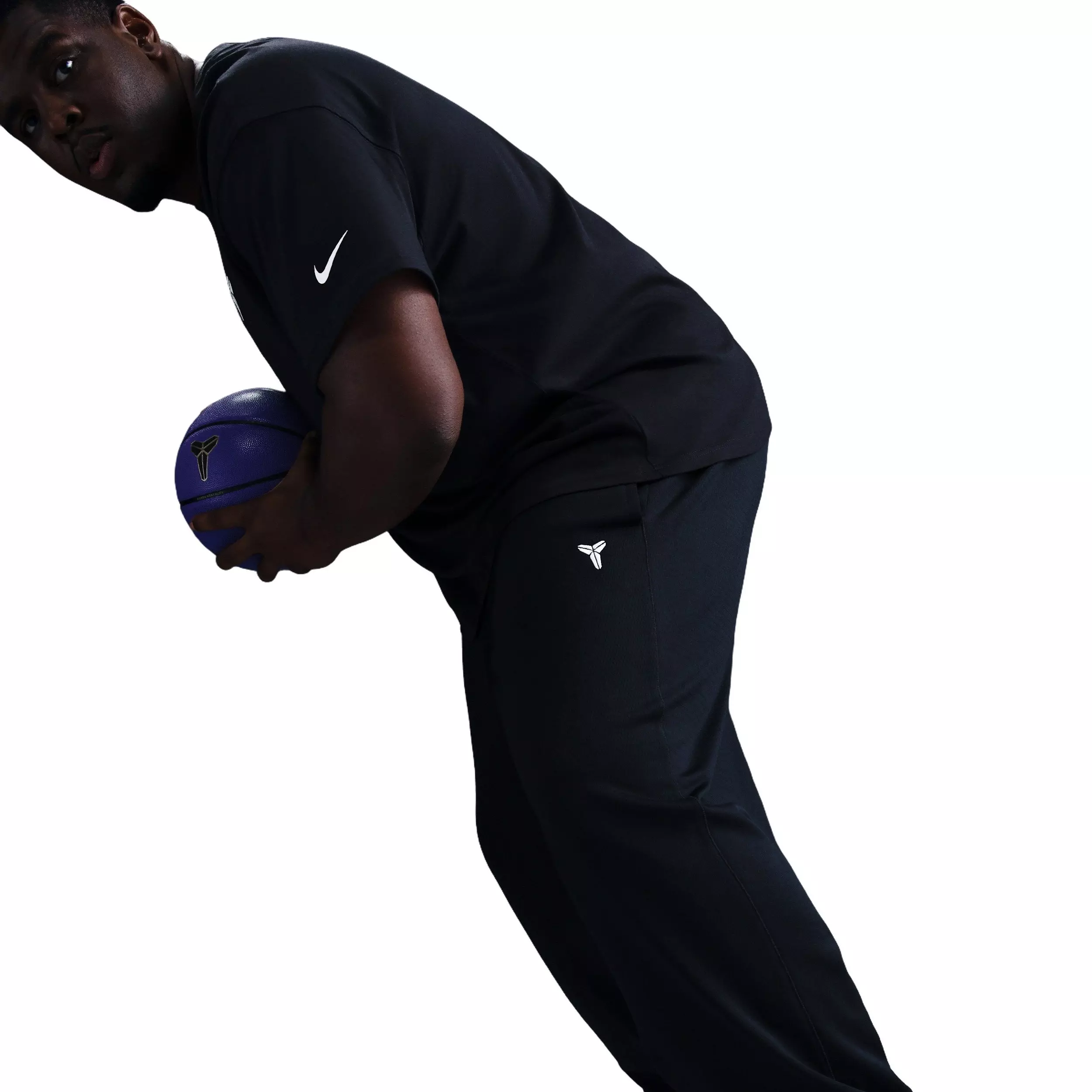 Kobe Men's Therma-FIT basketball Pants -Black - BLACK