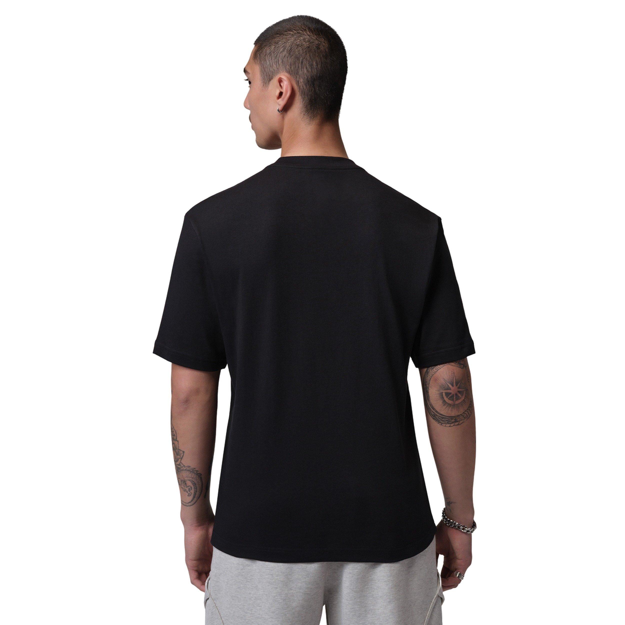 Jordan Men's Technicolor WM Graphic T-Shirt - Black - BLACK Thumbnail View 2