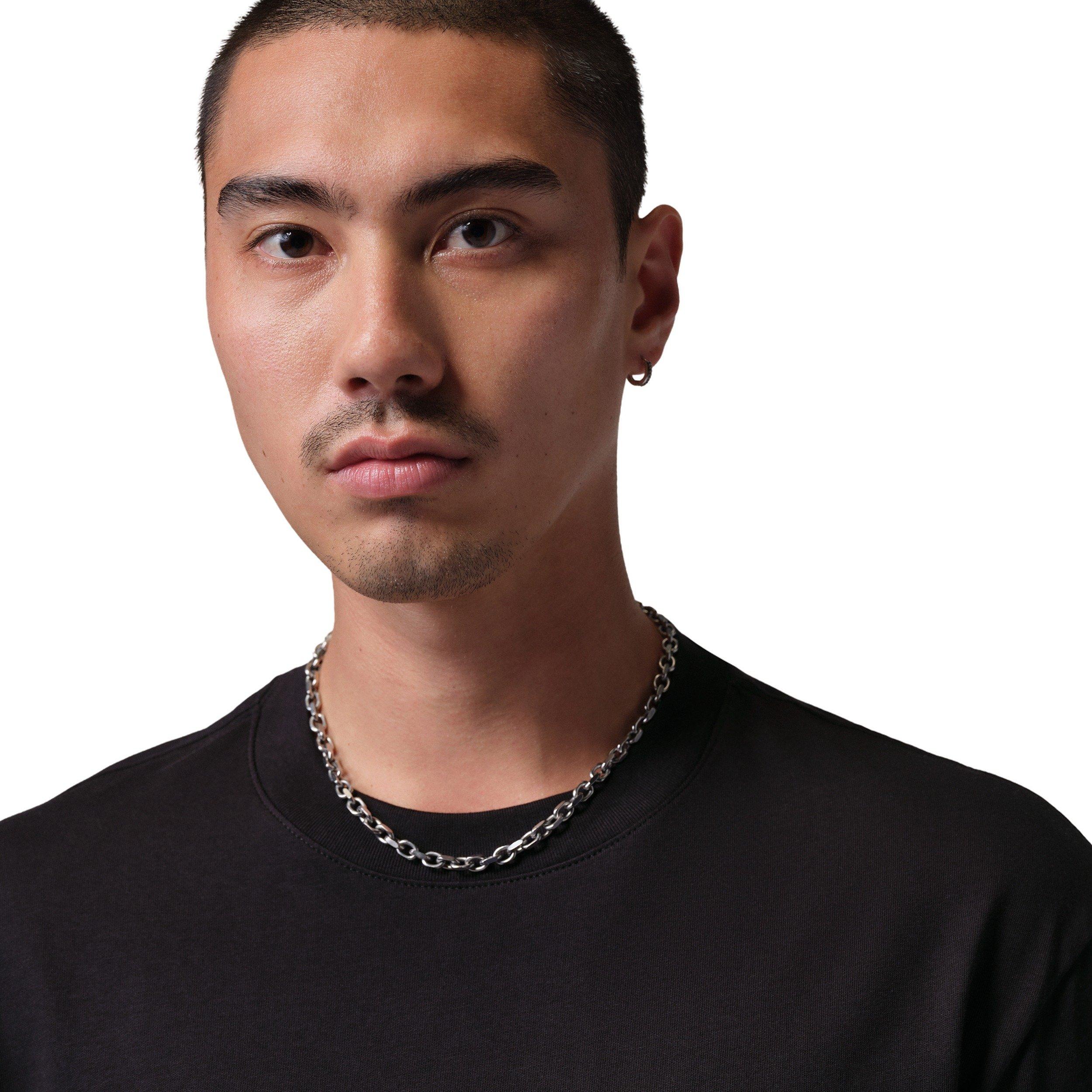 Jordan Men's Technicolor WM Graphic T-Shirt - Black - BLACK Thumbnail View 3