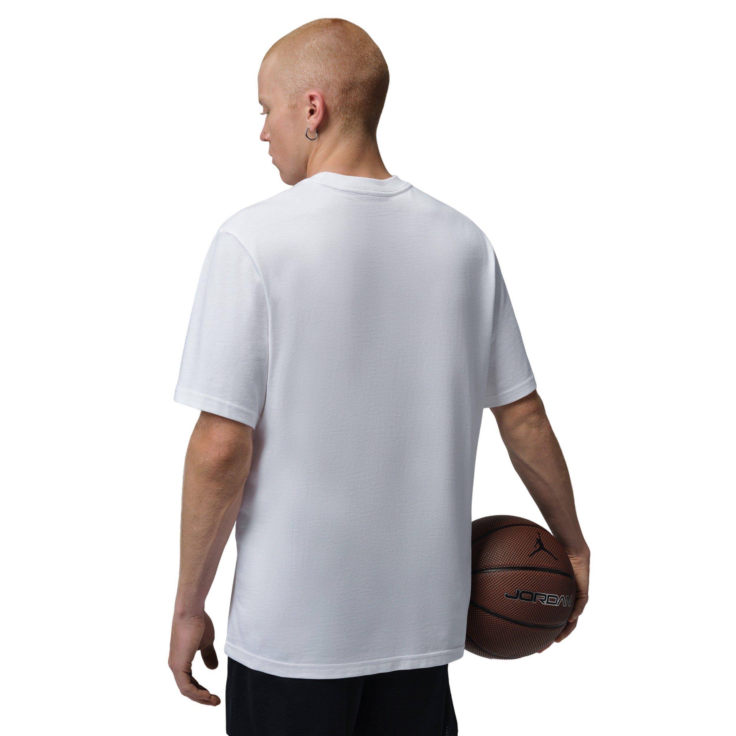 Jordan Men's Sport Dri-FIT Graphic T-Shirt - WHITE Thumbnail View 2