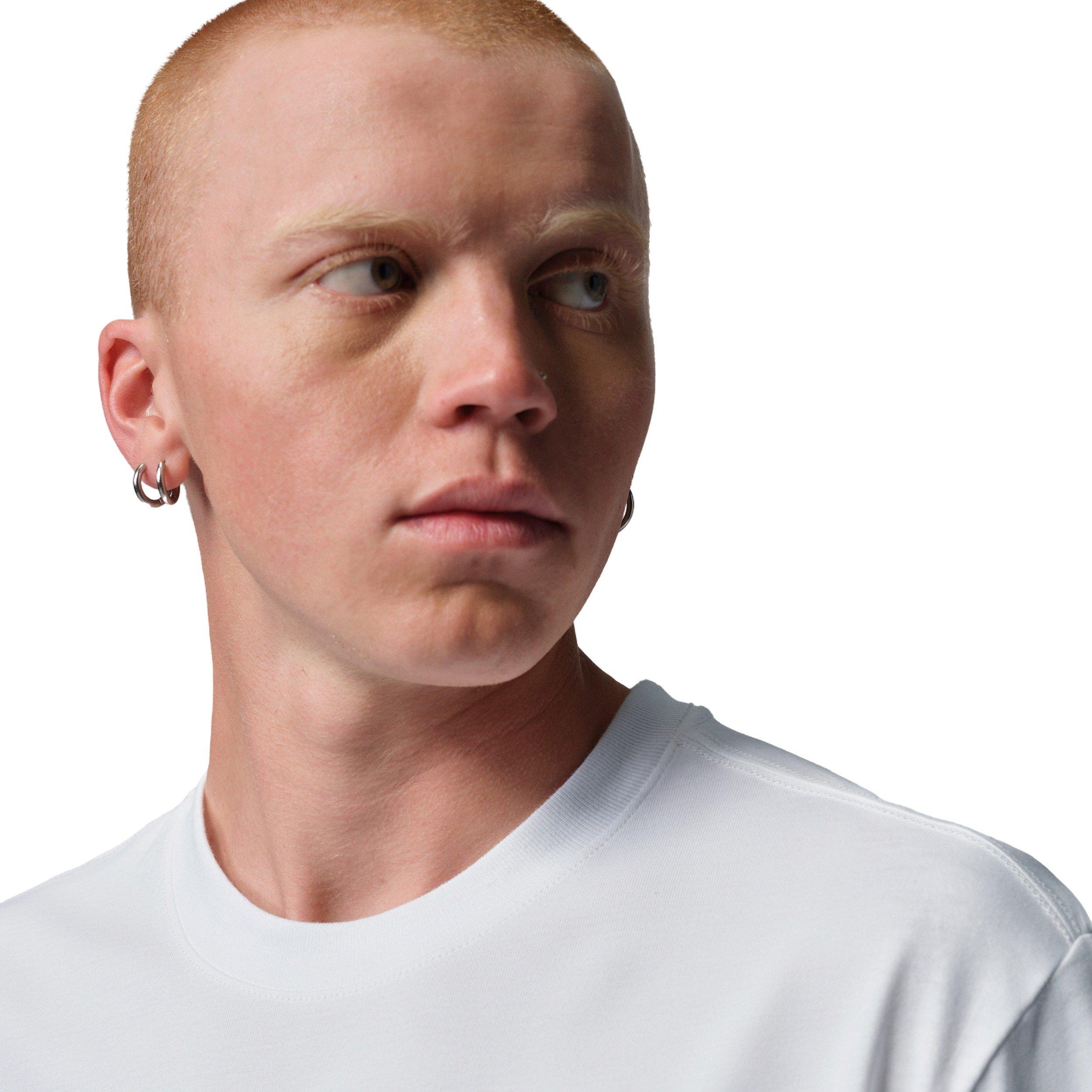 Jordan Men's Sport Dri-FIT Graphic T-Shirt - WHITE Thumbnail View 3