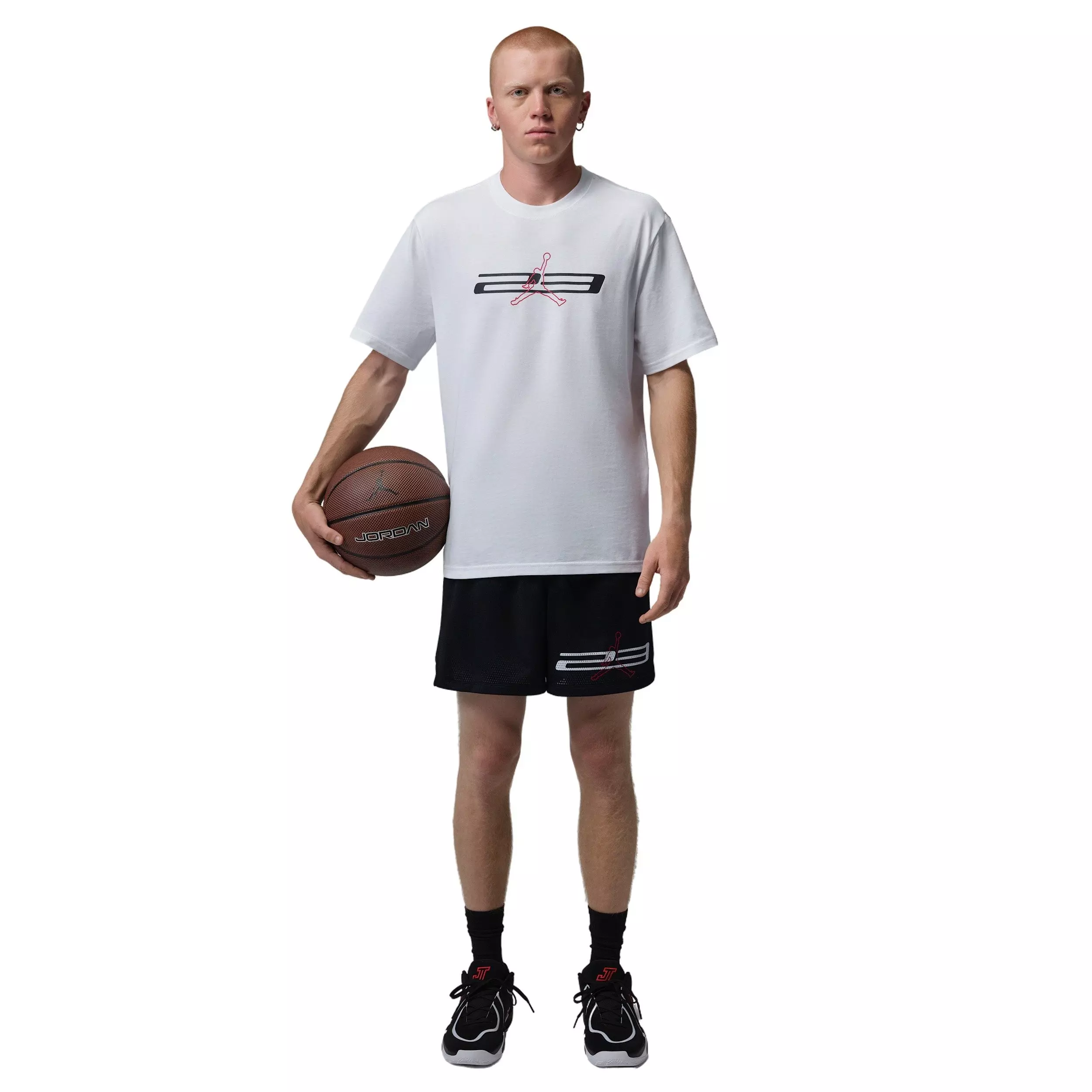 Jordan Men's Sport Dri-FIT Graphic T-Shirt - WHITE