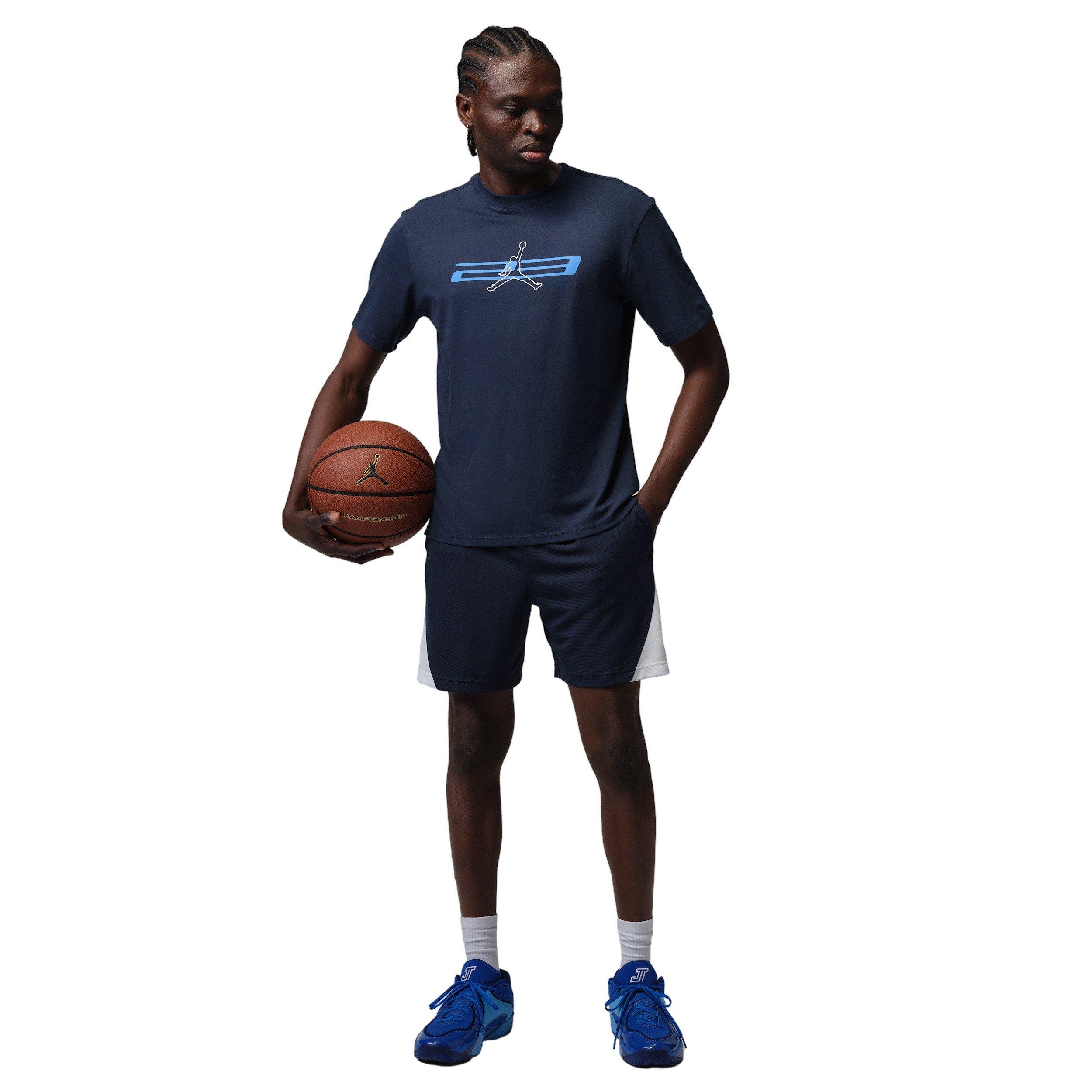 Jordan Men's Sport Dri-FIT Graphic T-Shirt - NAVY Thumbnail View 5