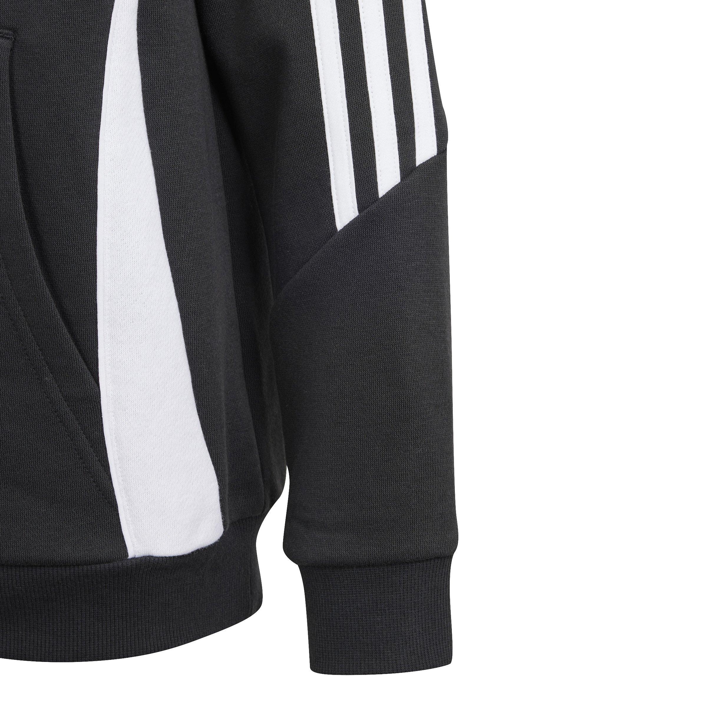 adidas Big Boys' Tiro 24 Soccer Sweat Hoodie​​ -Black - Hibbett