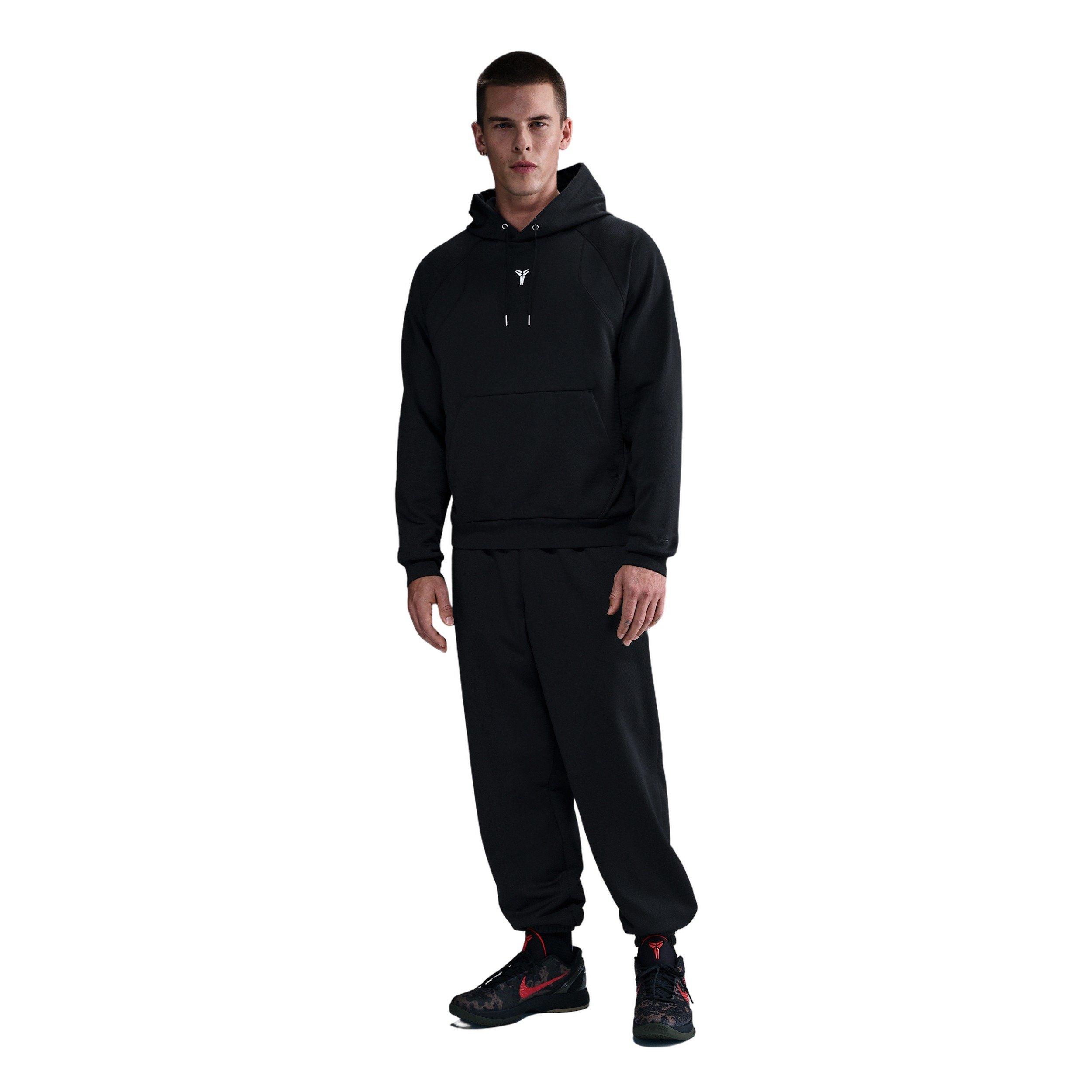 Kobe Men's Therma-FIT Pullover Hoodie -Black - BLACK Thumbnail View 4