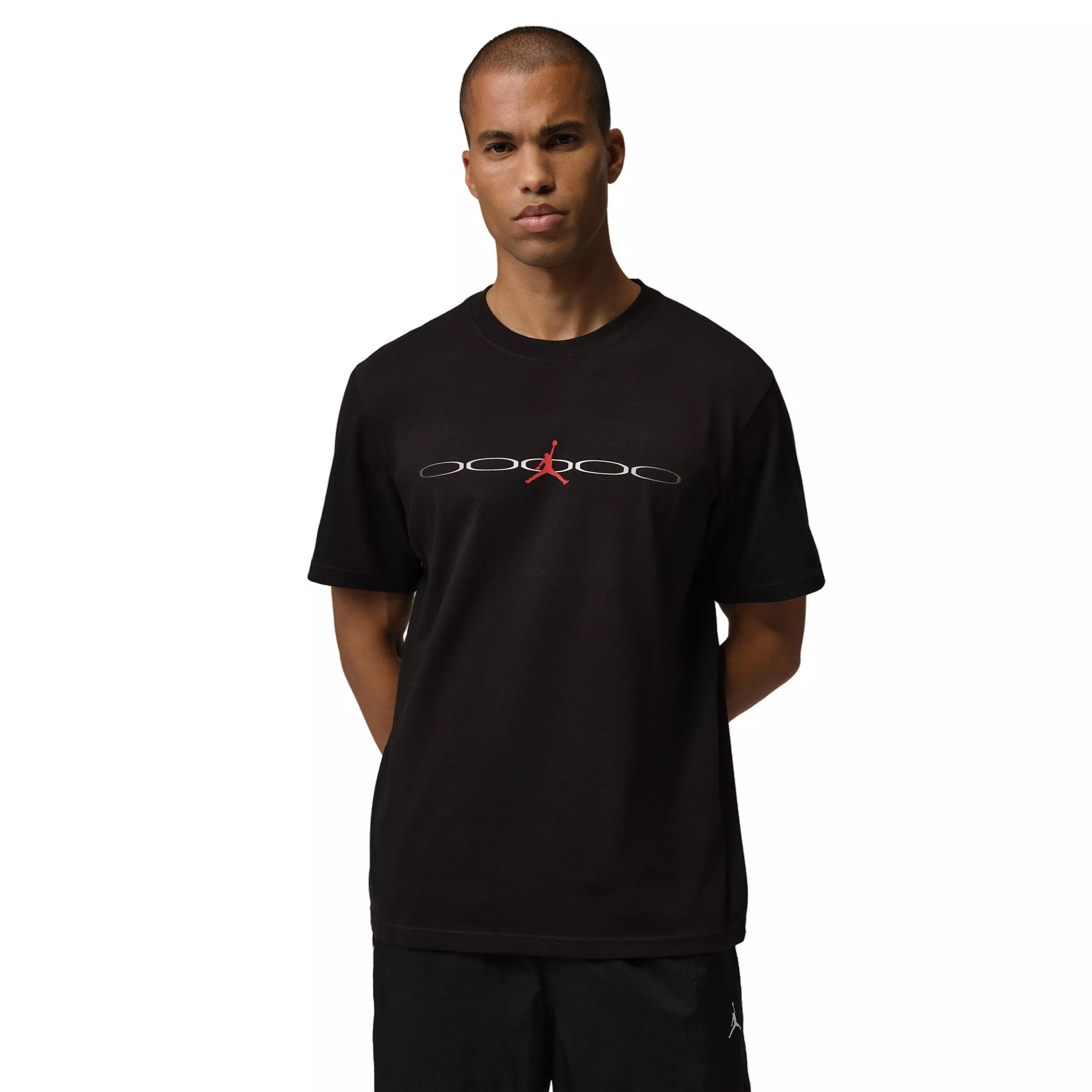 Jordan Men's Sport Dri-FIT Graphic Crew 3 T-Shirt - BLACK