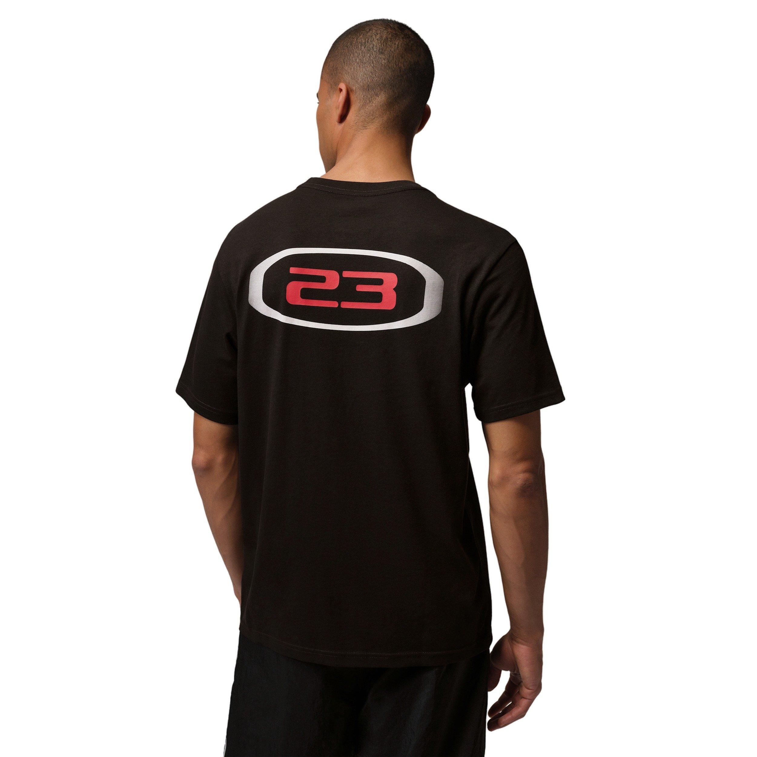 Jordan Men's Sport Dri-FIT Graphic Crew 3 T-Shirt - BLACK Thumbnail View 2