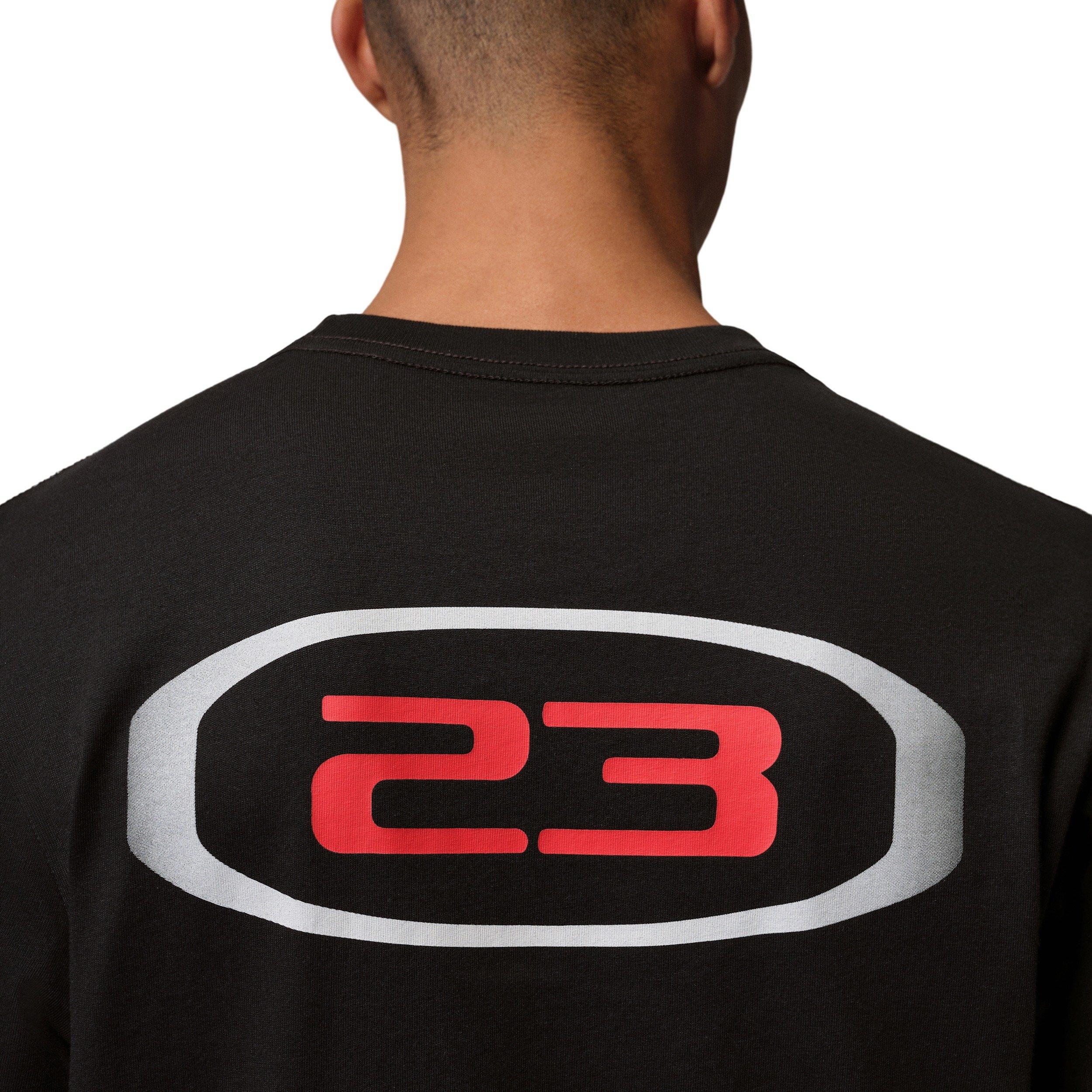 Jordan Men's Sport Dri-FIT Graphic Crew 3 T-Shirt - BLACK Thumbnail View 5