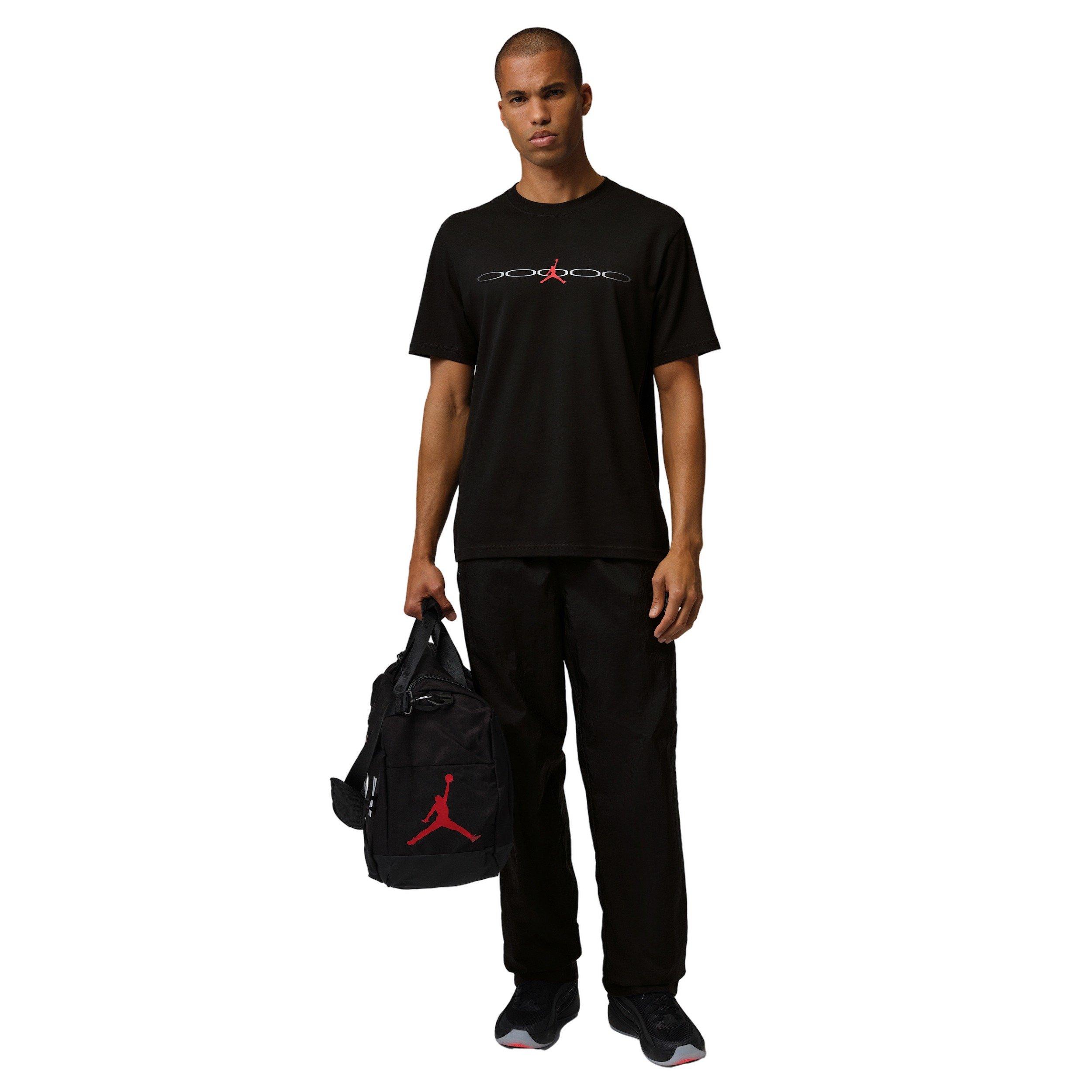 Jordan Men's Sport Dri-FIT Graphic Crew 3 T-Shirt - BLACK Thumbnail View 6
