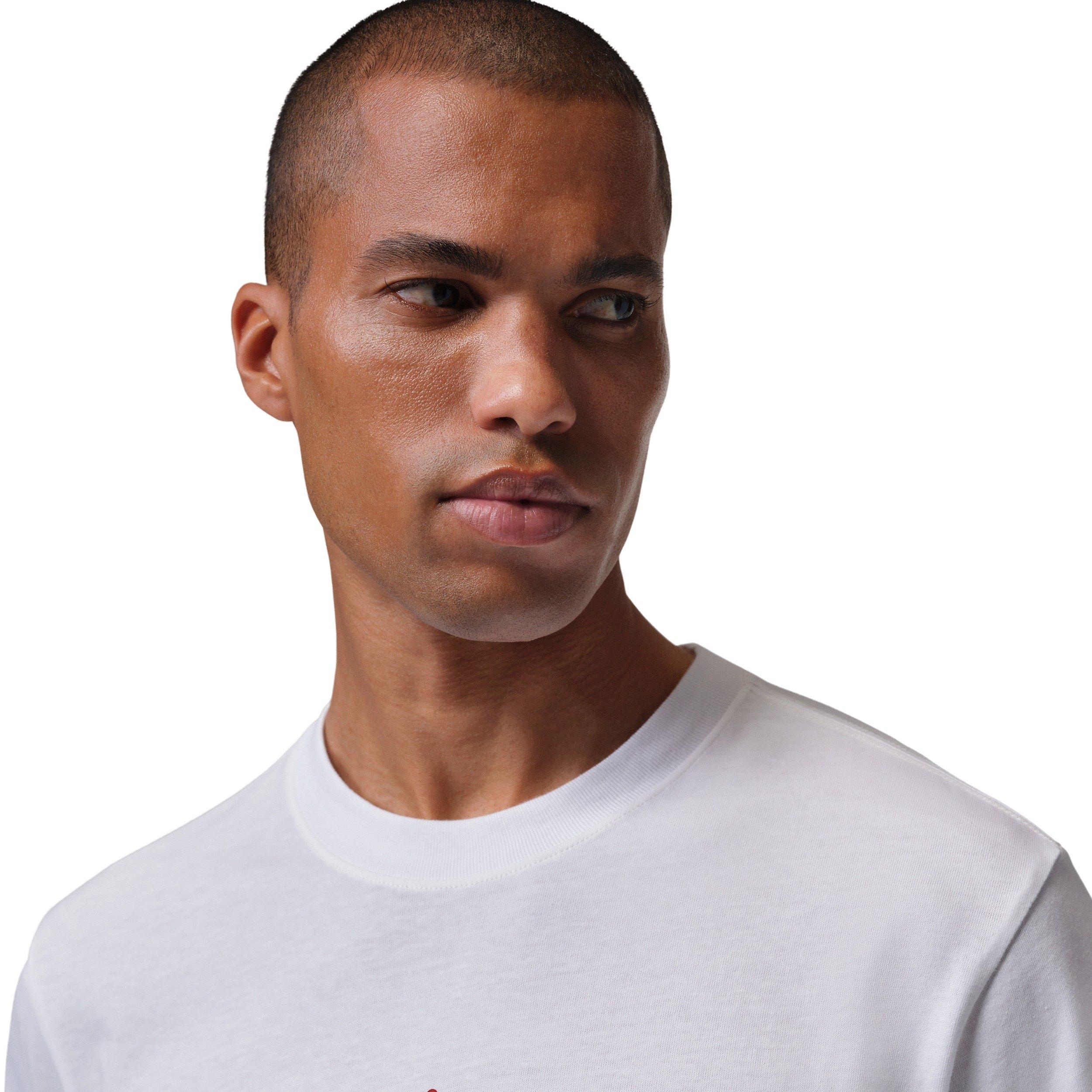 Jordan Men's Sport Dri-FIT Graphic Crew 3 T-Shirt - WHITE Thumbnail View 3