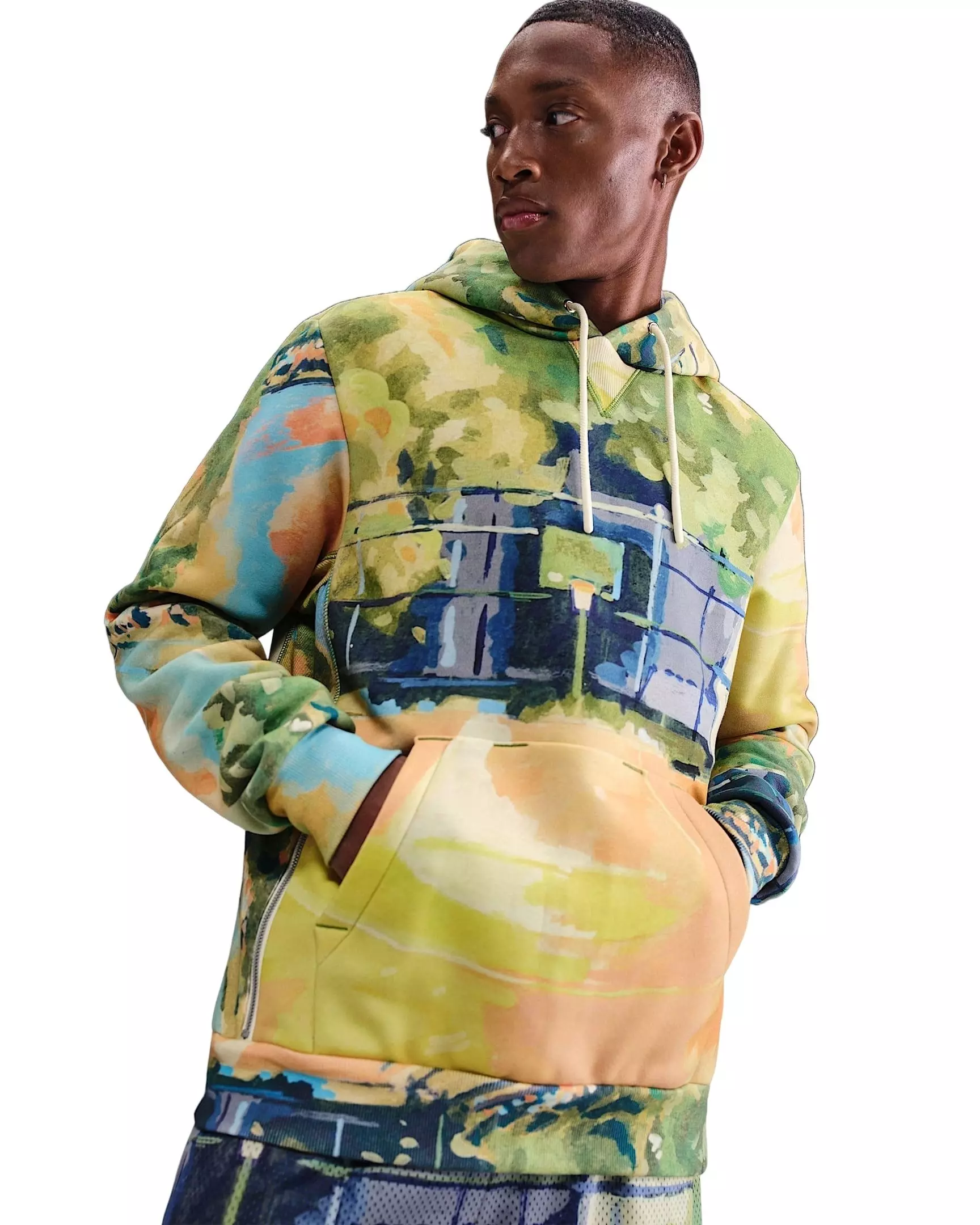 Nike Men's Standard Issue Therma-FIT Pullover Basketball Hoodie - Multi - MULTI