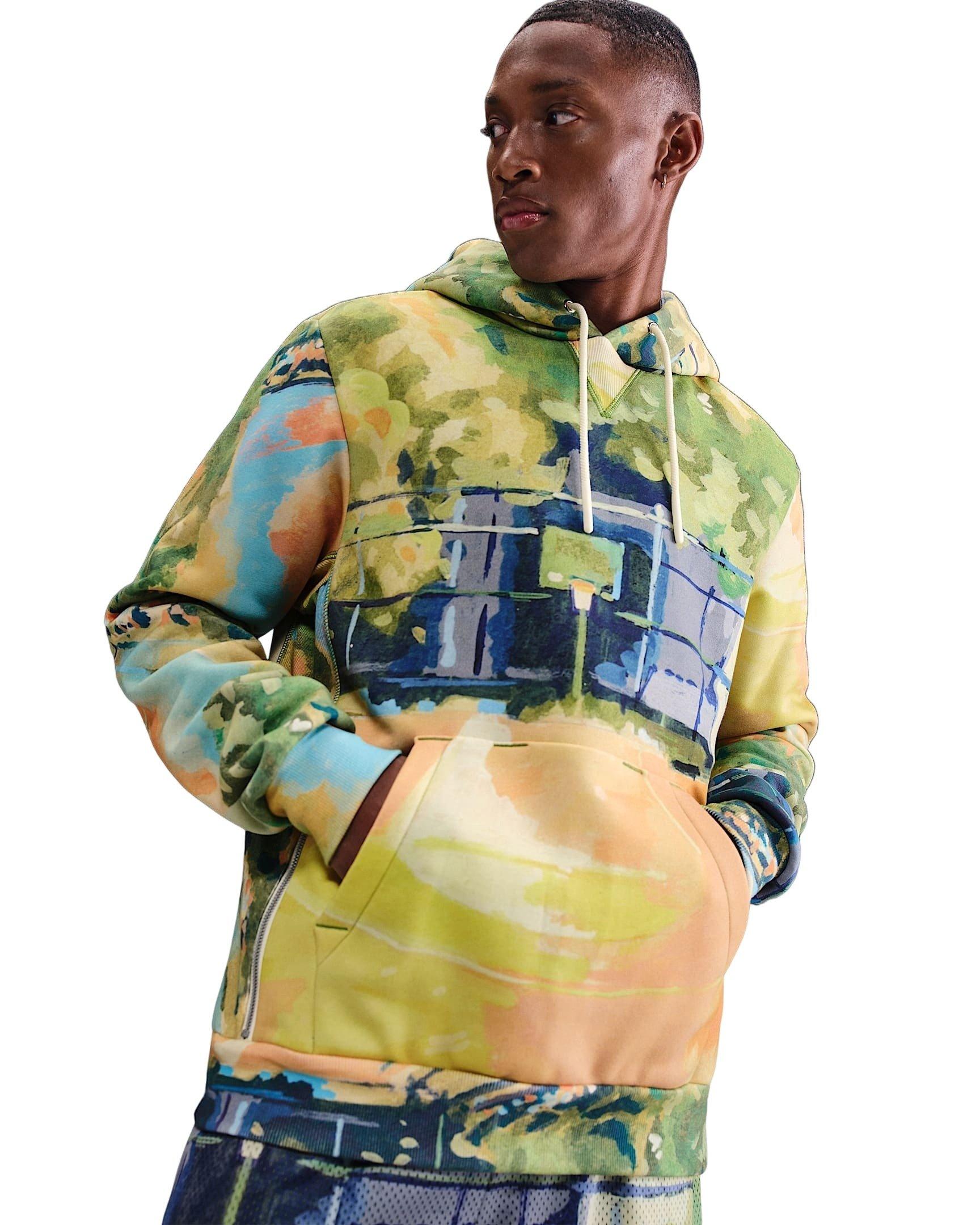 Nike Men's Standard Issue Therma-FIT Pullover Basketball Hoodie -Multi - MULTI Thumbnail View 1