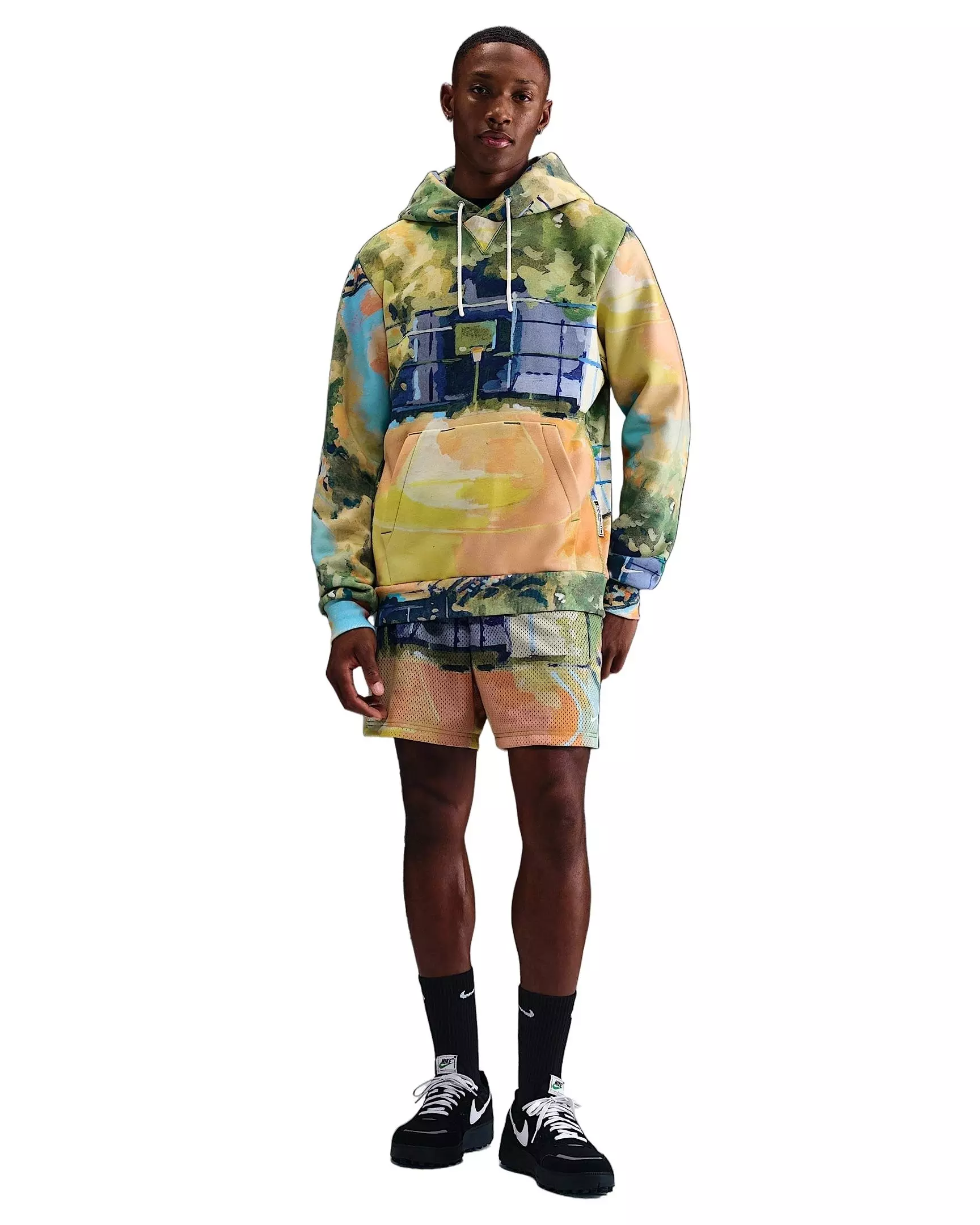 Nike Men's Standard Issue Therma-FIT Pullover Basketball Hoodie - Multi - MULTI