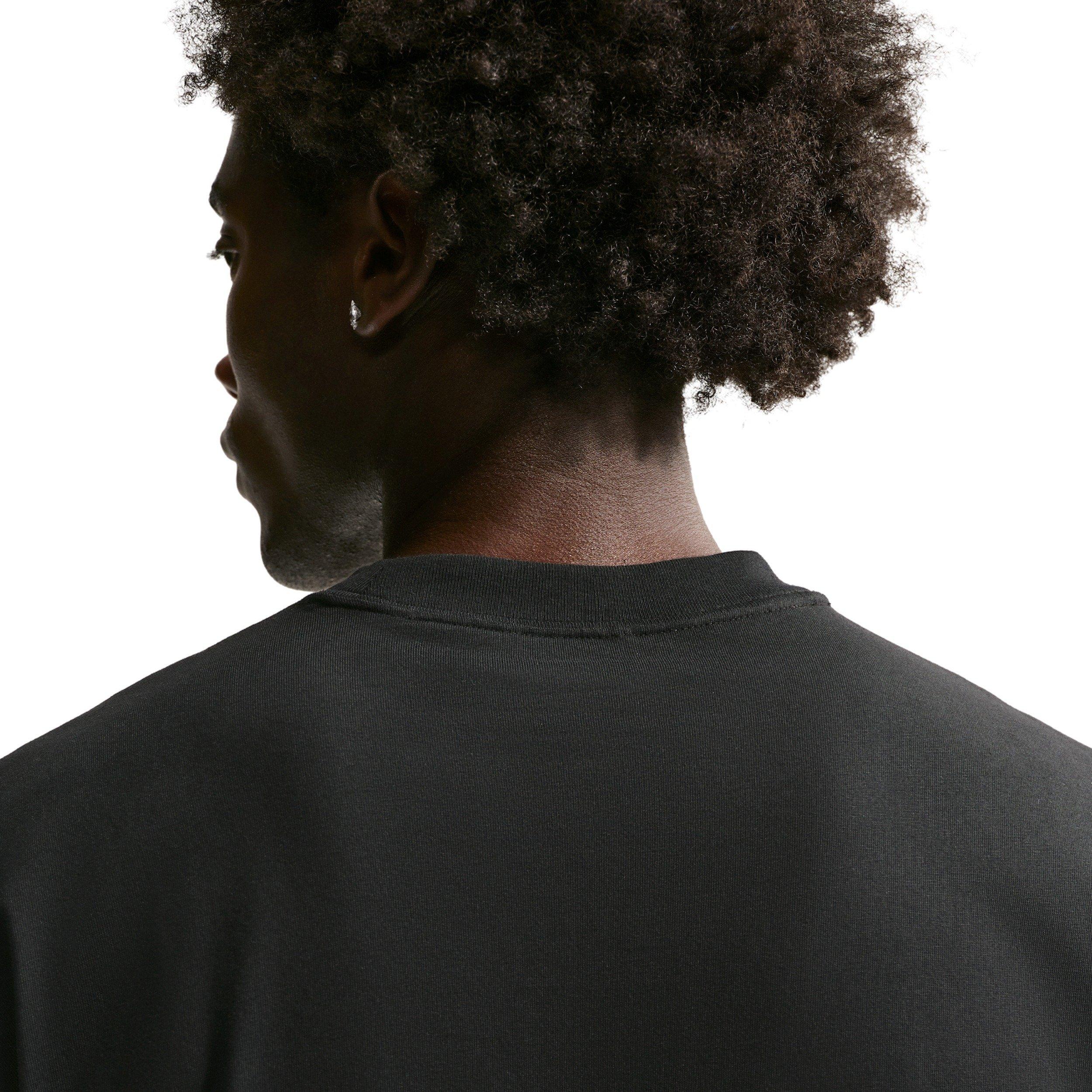 Nike Men's Standard Issue Dri-FIT Short-Sleeve Basketball T-Shirt - Black - BLACK Thumbnail View 2