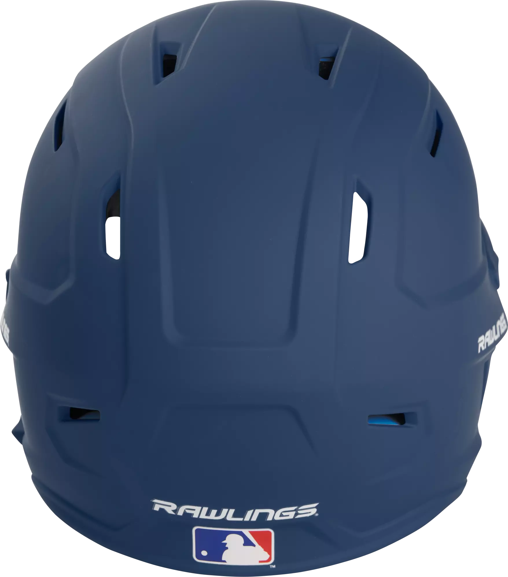 Rawlings Mach One-Tone Batting Helmet w/ Flap - Navy - NAVY