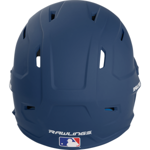 Rawlings Mach One-Tone Batting Helmet w/ Flap - Navy
