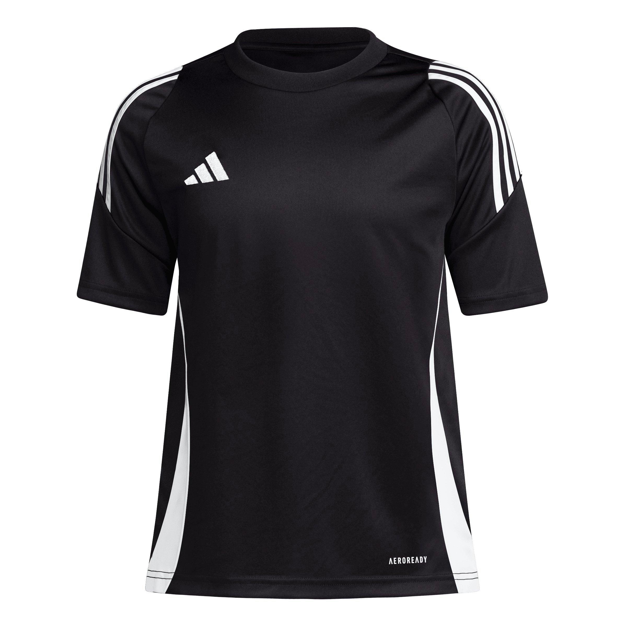 adidas Tiro 24 Soccer Big Boys' Black Match Jersey