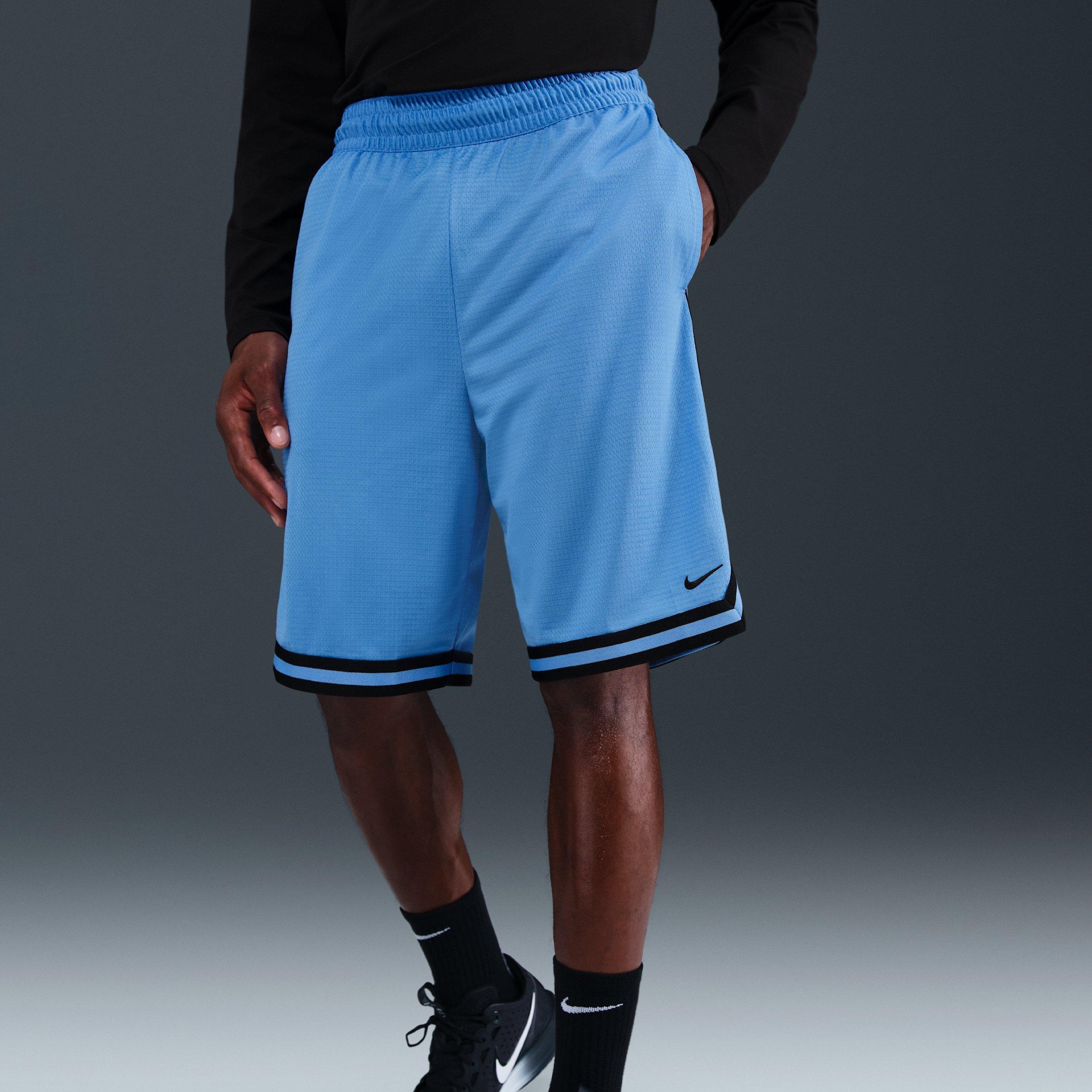 Nike Men's DNA Dri-FIT 10" Basketball Shorts -Blue - BLUE Thumbnail View 3