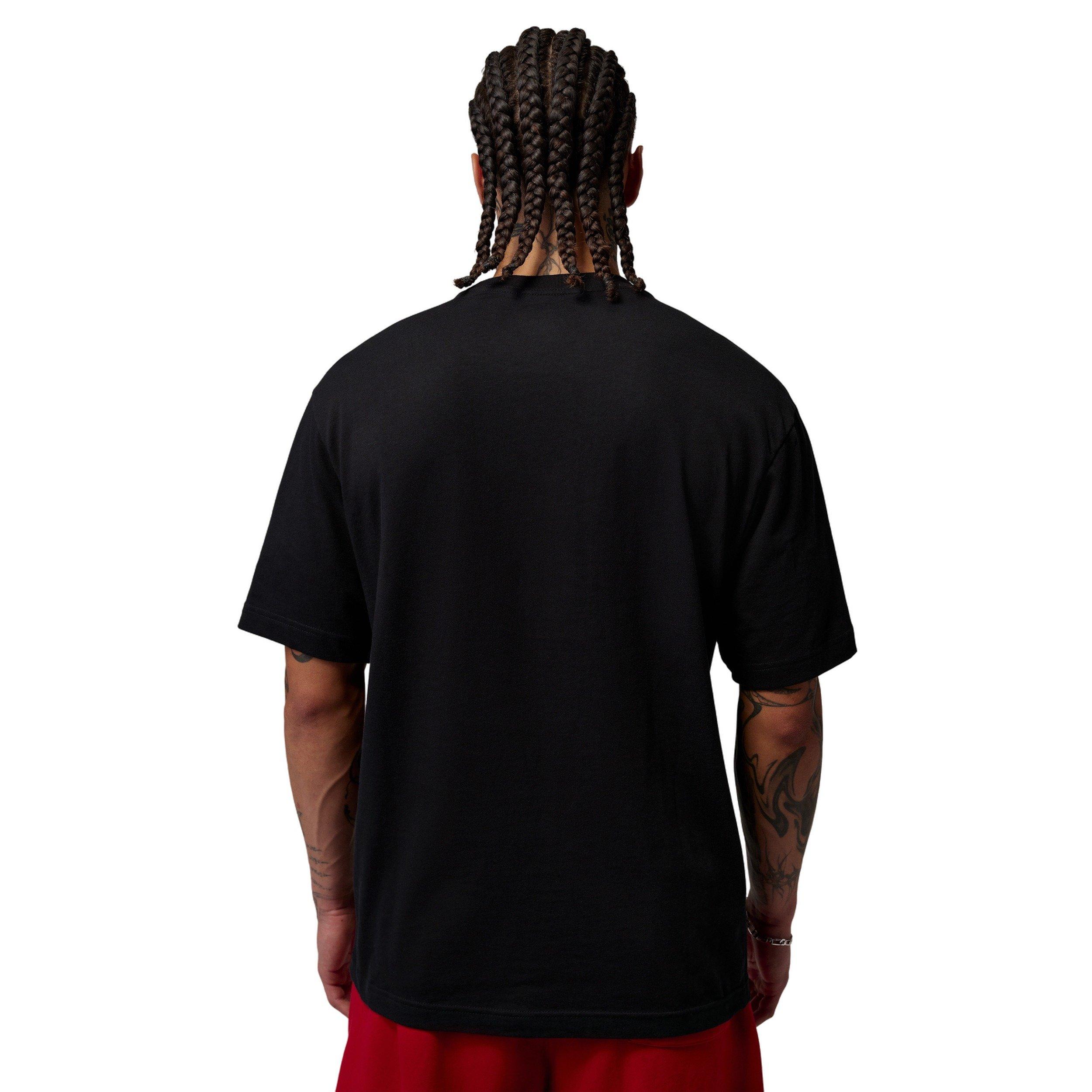 Jordan Men's Brooklyn Toro GFX Short Sleeve Crew T-Shirt - Black - BLACK Thumbnail View 2
