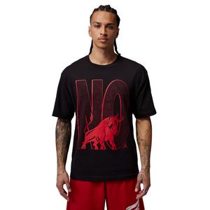 Jordan Men's Brooklyn Toro GFX Short Sleeve Crew T-Shirt - Black