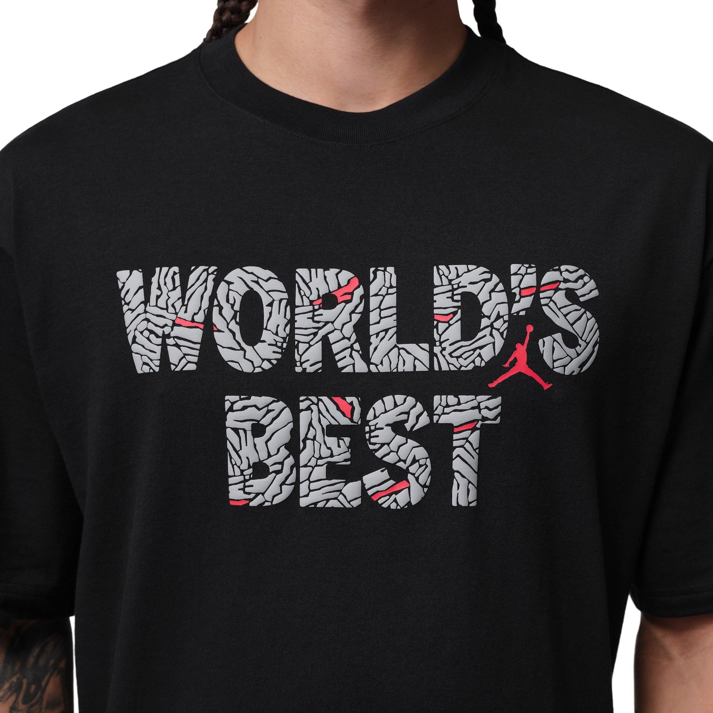 Jordan Men's Brooklyn Best Graphic Crew T-Shirt - BLACK Thumbnail View 4