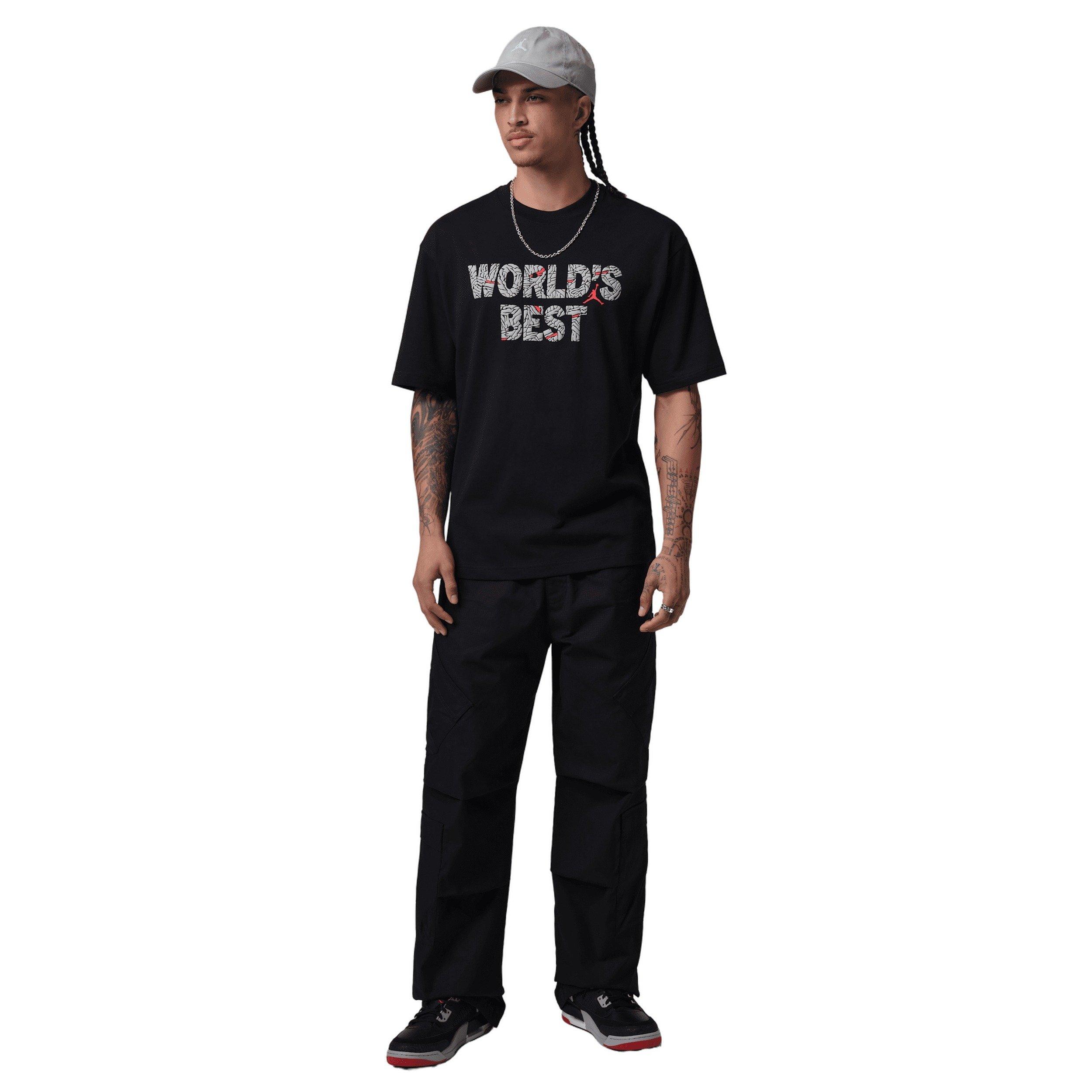 Jordan Men's Brooklyn Best Graphic Crew T-Shirt - BLACK Thumbnail View 5