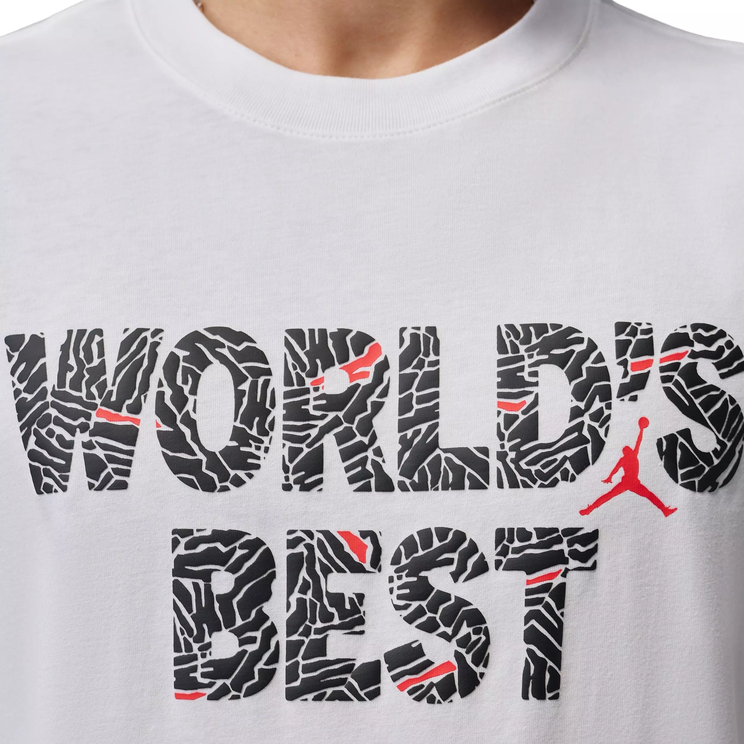 Jordan Men's Brooklyn Best Graphic Crew T-Shirt - WHITE