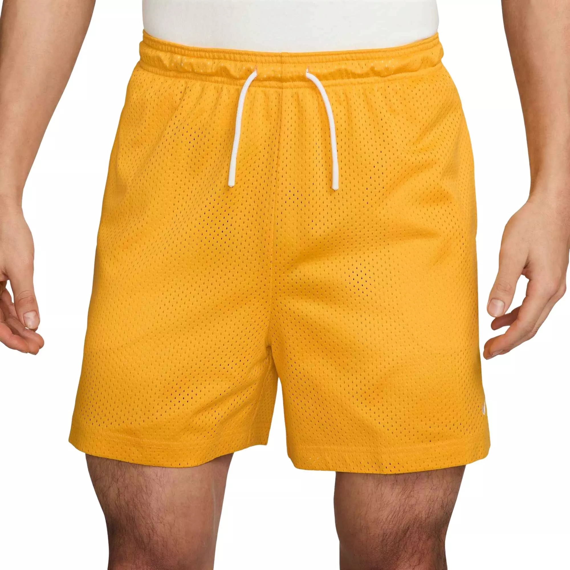 Nike Men's Dri-FIT 5" Mesh Basketball Shorts - YELLOW
