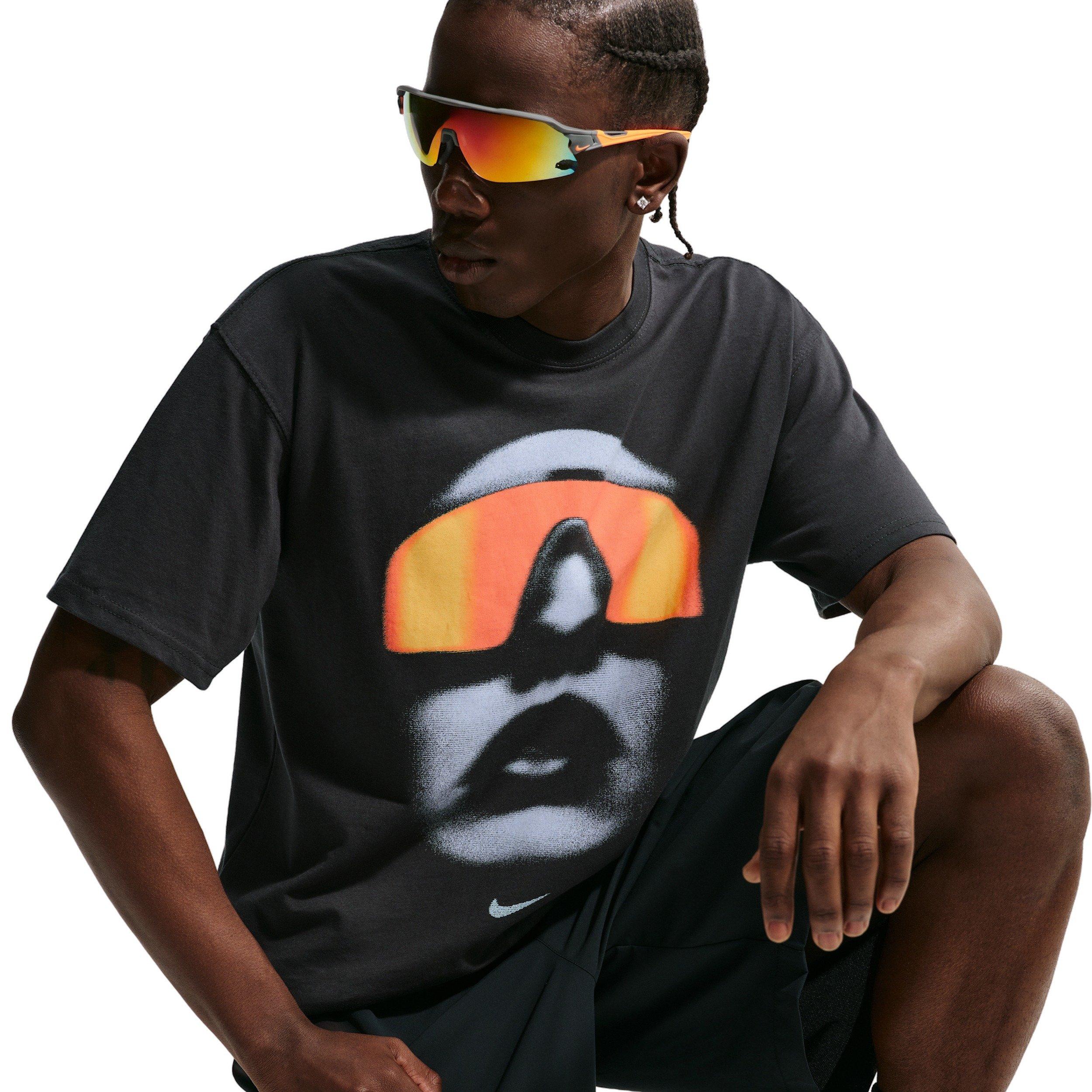 Nike Men's Sportswear Short-Sleeve Max 90 T-Shirt - BLACK Thumbnail View 3