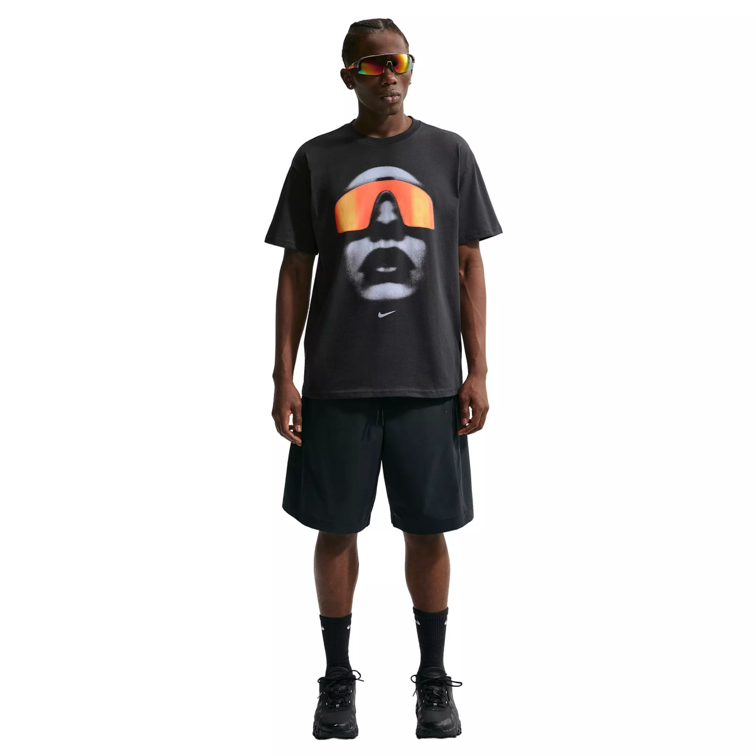 Nike Men's Sportswear Short-Sleeve Max 90 T-Shirt - BLACK