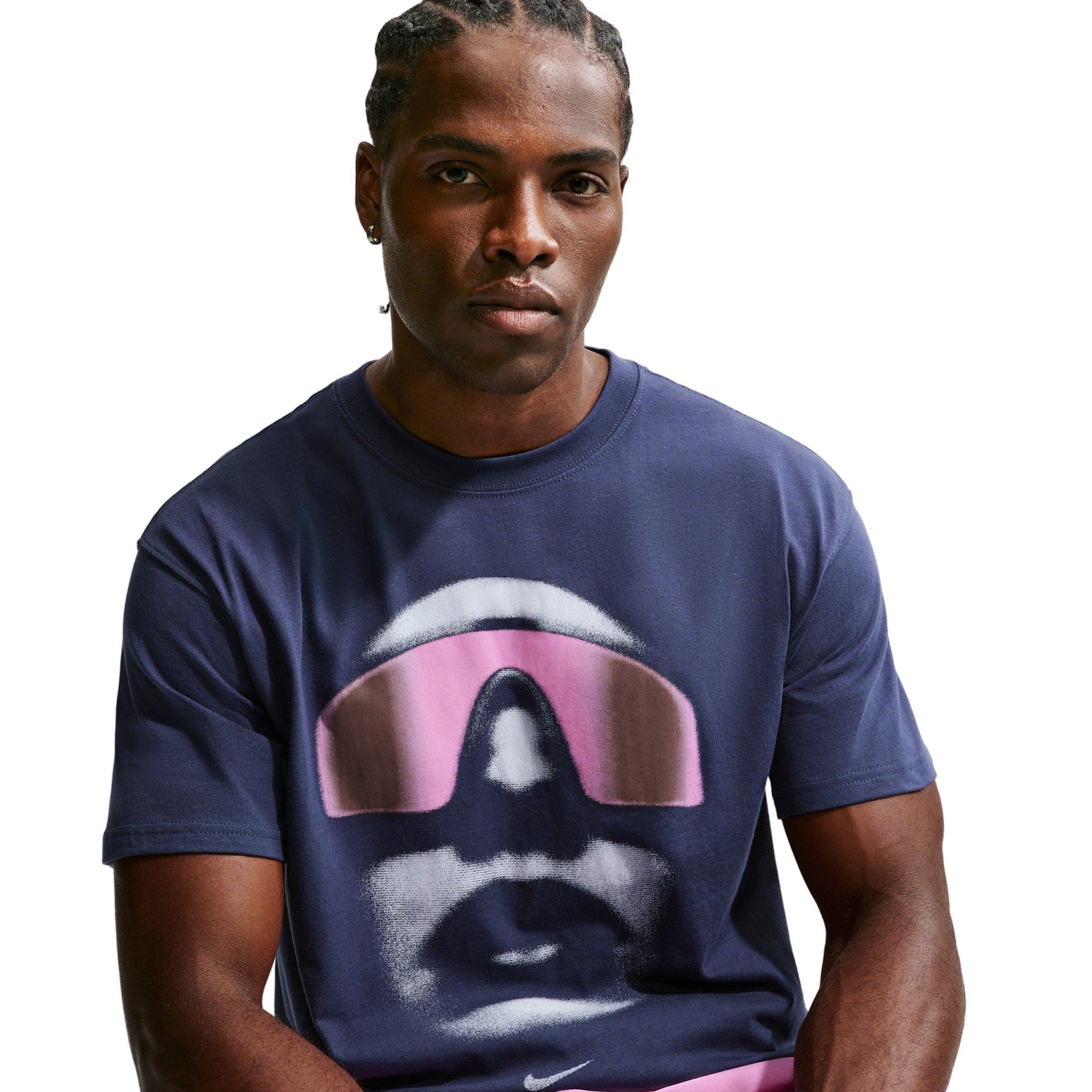 Nike Men's Sportswear Short-Sleeve Max 90 T-Shirt - NAVY Thumbnail View 3