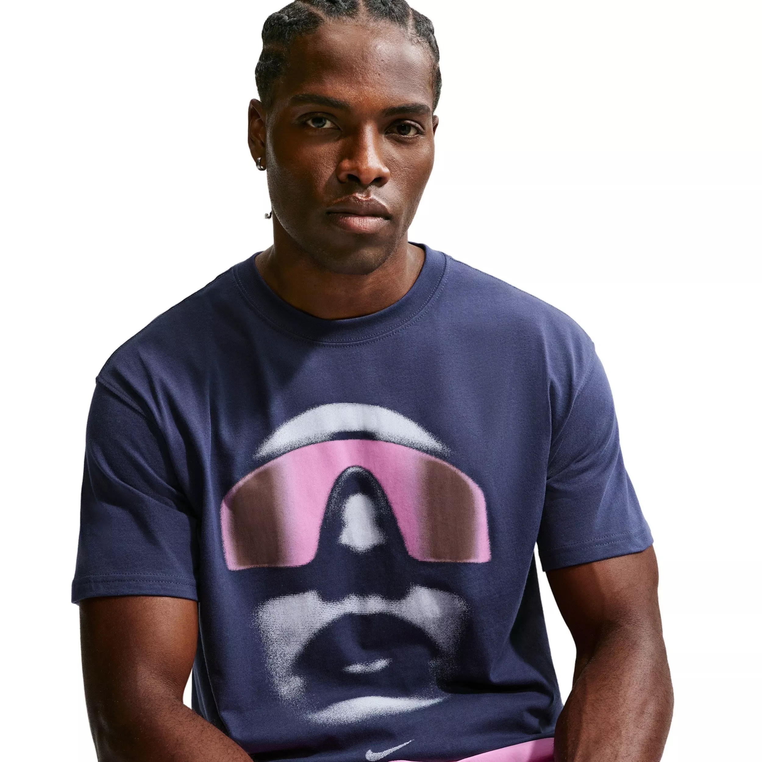 Nike Men's Sportswear Short-Sleeve Max 90 T-Shirt - NAVY