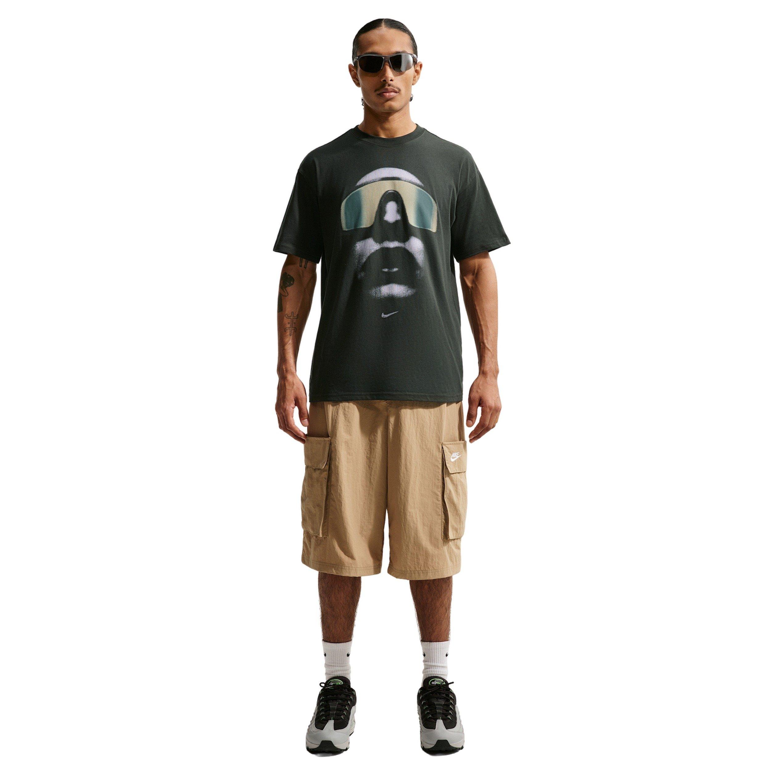 Nike Men's Sportswear Short-Sleeve Max 90 T-Shirt - GREEN Thumbnail View 4