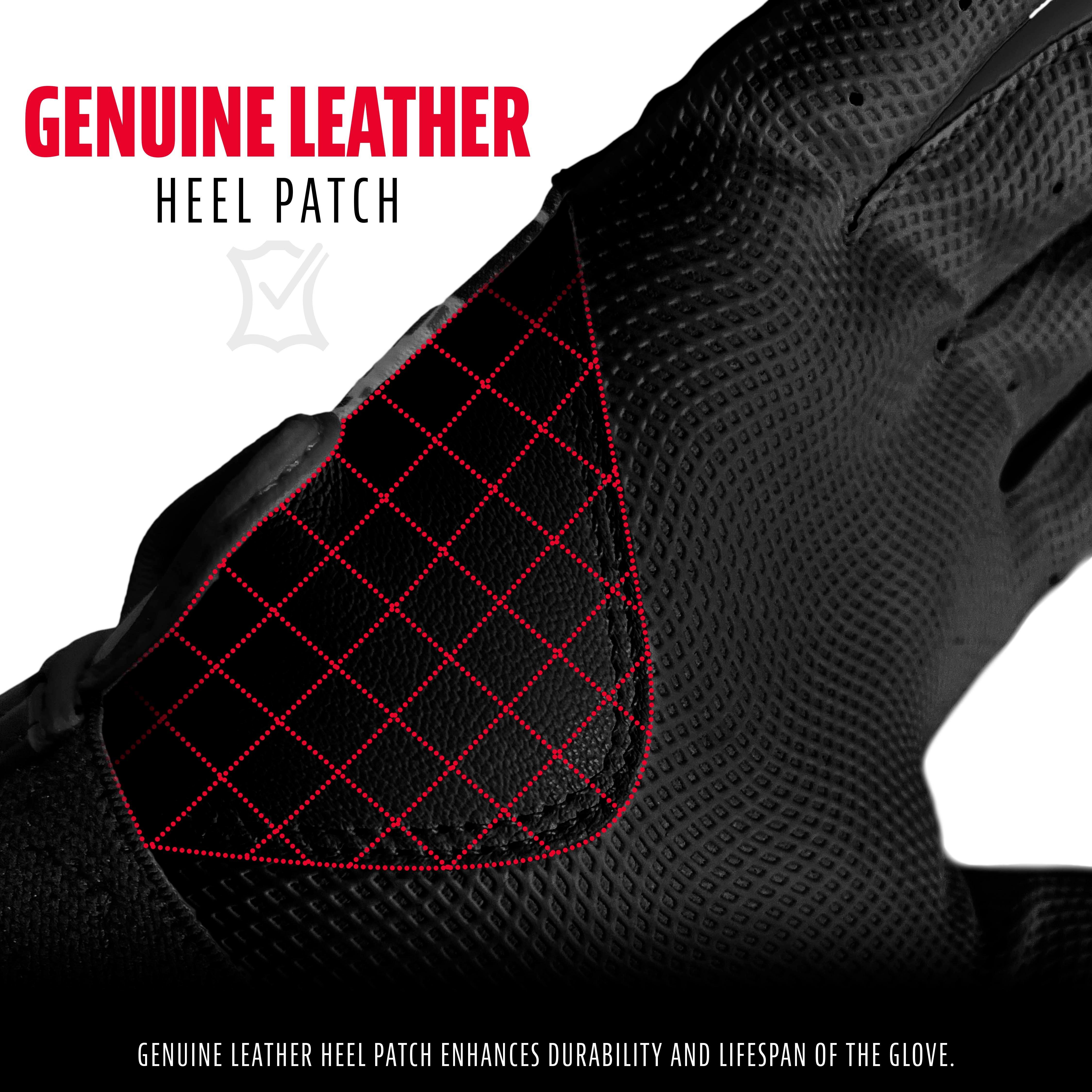 Franklin Men's MLB Digitek Series Batting Gloves Black/Blue - BLACK Thumbnail View 2