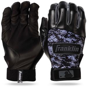 Franklin Men's MLB Digitek Series Batting Gloves Black/Blue