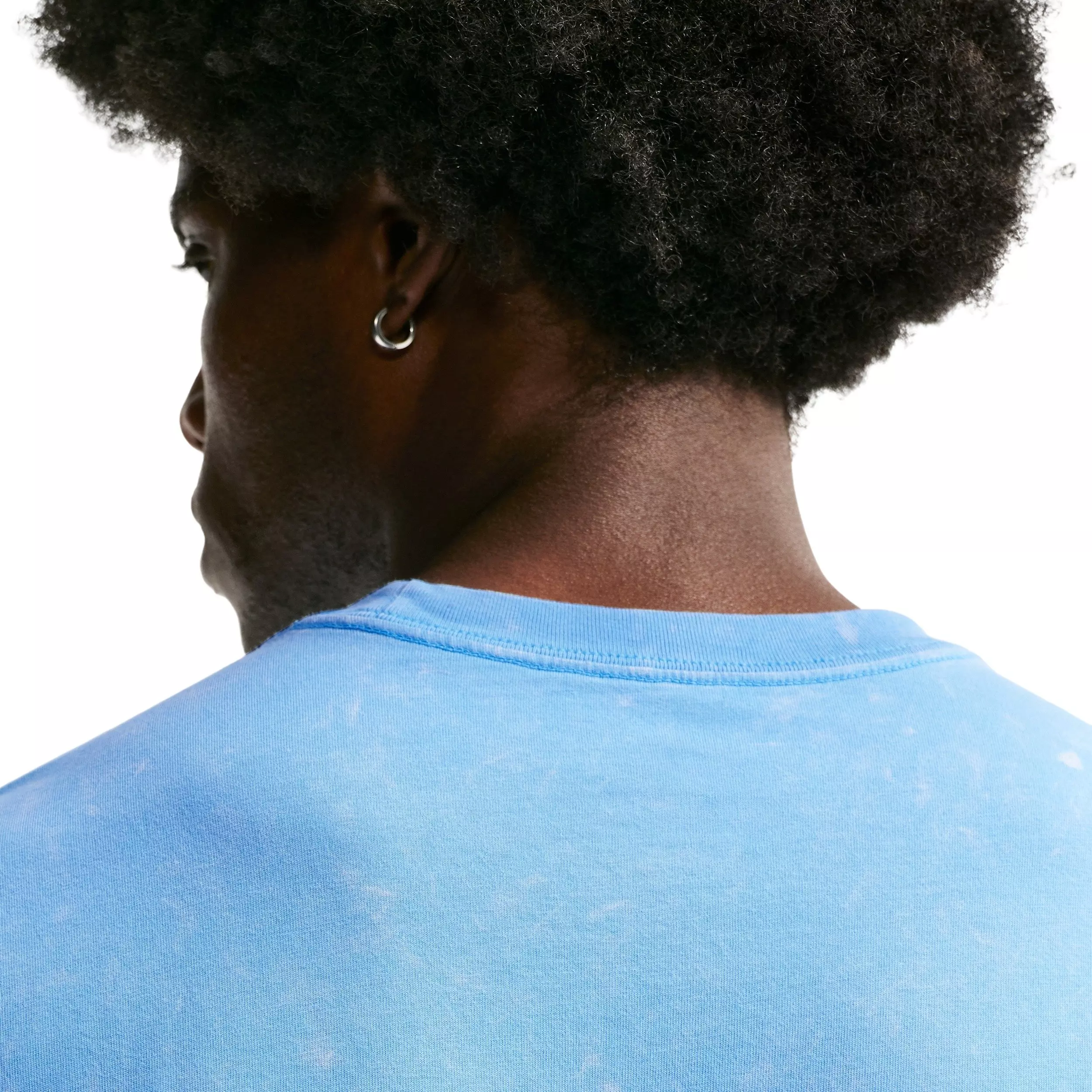 Nike Men's Sportswear Max 90 Short-Sleeve Washed T-Shirt - BLUE