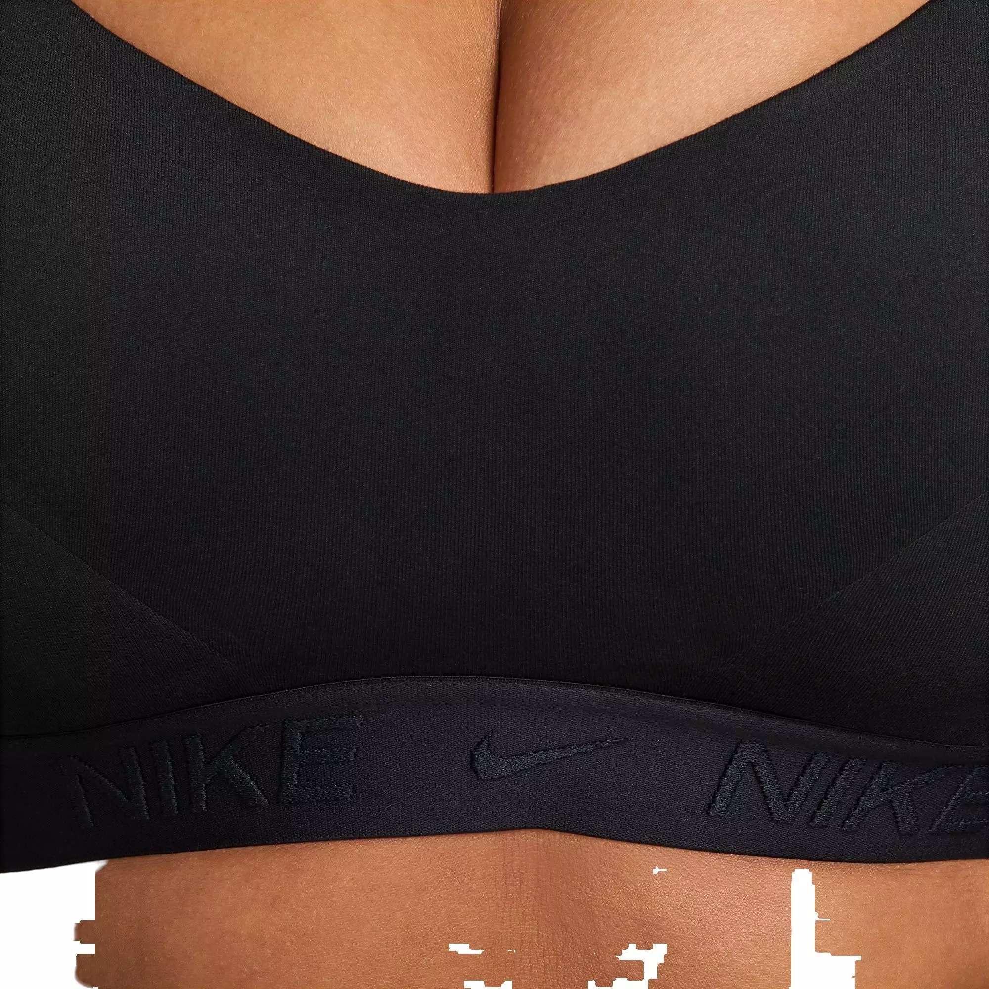 Nike Women's Indy High Support Padded Adjustable Sports Bra - BLACK
