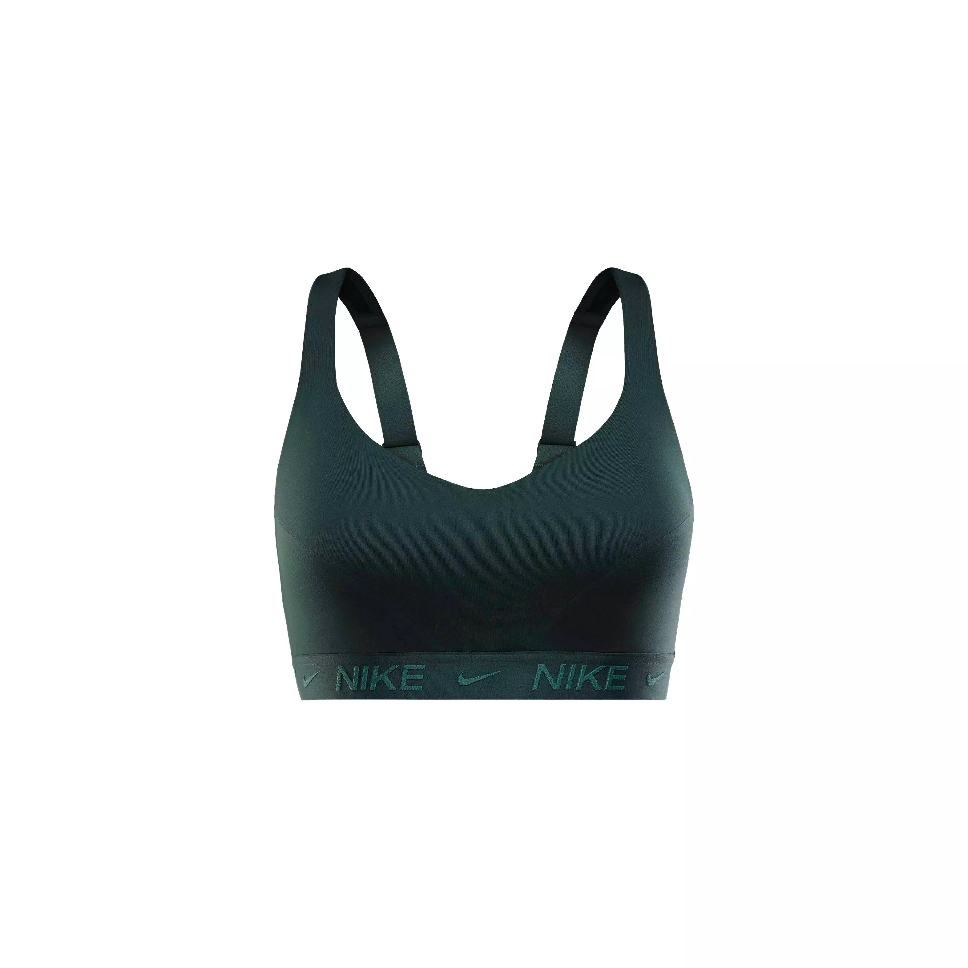 Nike Women's Indy High Support Padded Adjustable Sports Bra - GREEN