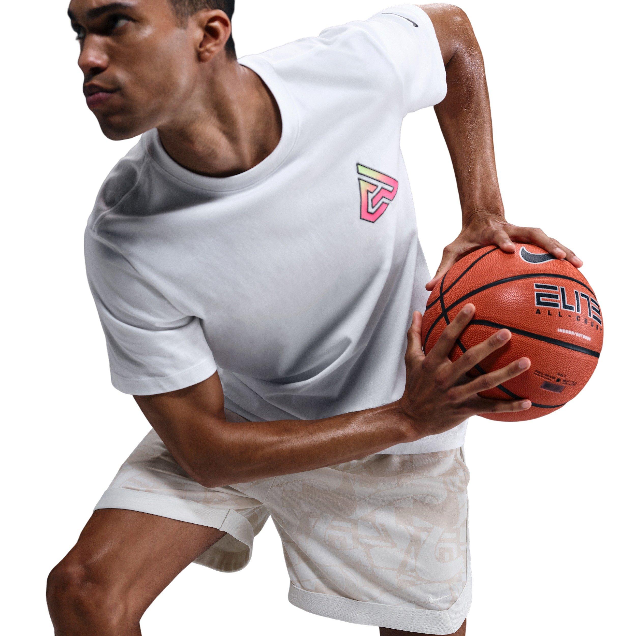 Nike Men's Giannis DNA Dri-FIT 6" Basketball Shorts - WHITE Thumbnail View 3