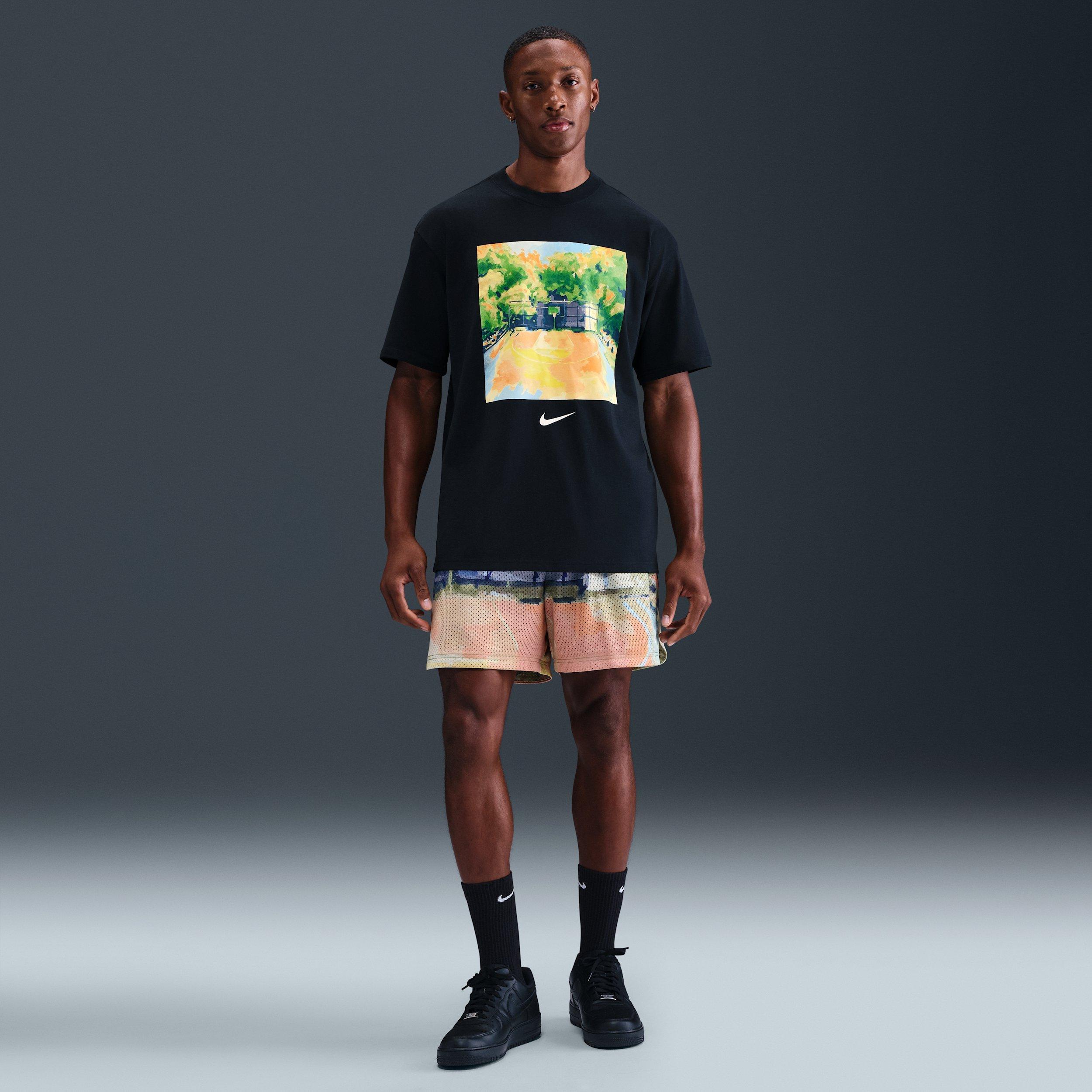 Nike Men's Max90 NAOS T-Shirt -Black - BLACK Thumbnail View 4