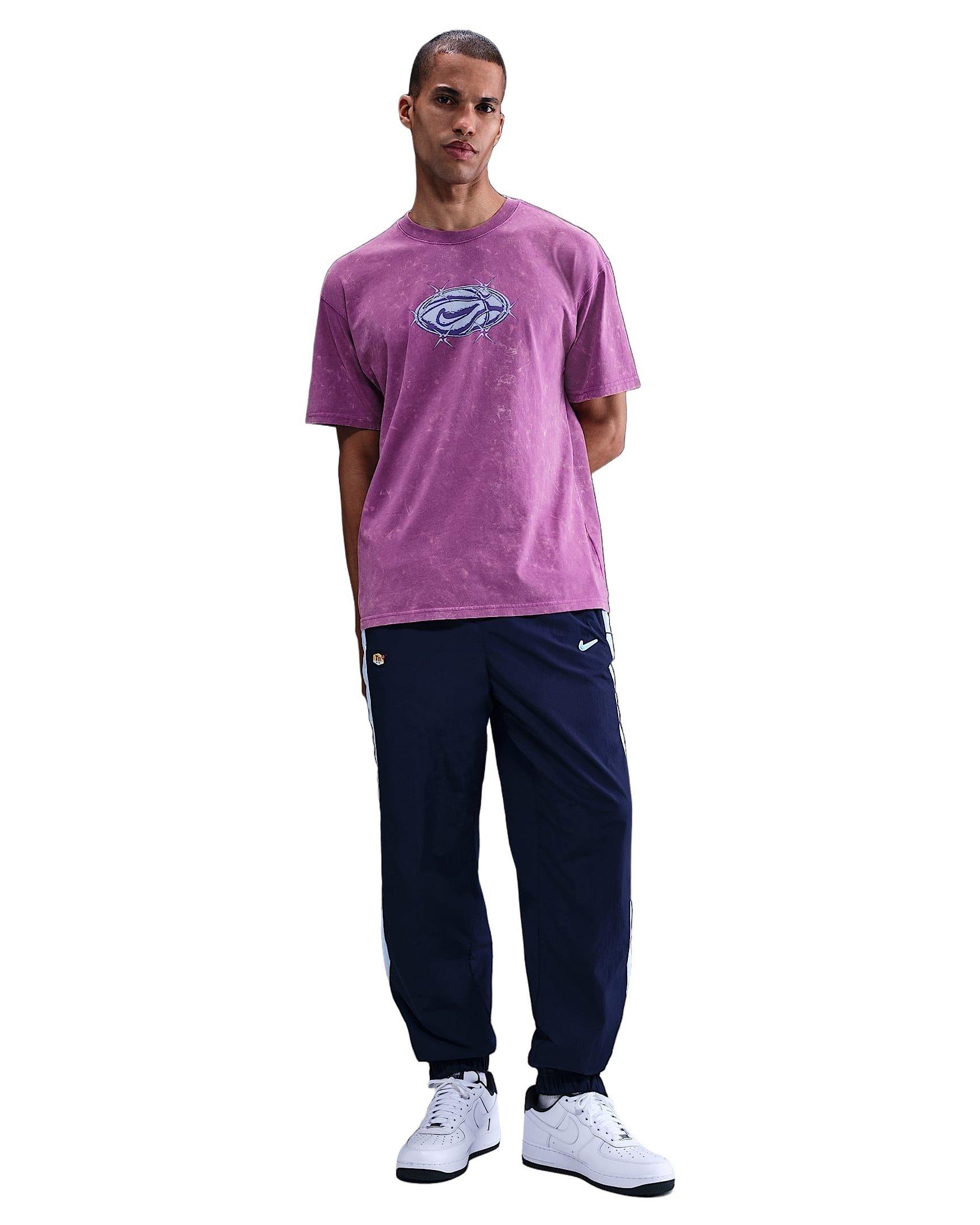 Nike Men's Max90 T-Shirt - PURPLE Thumbnail View 4