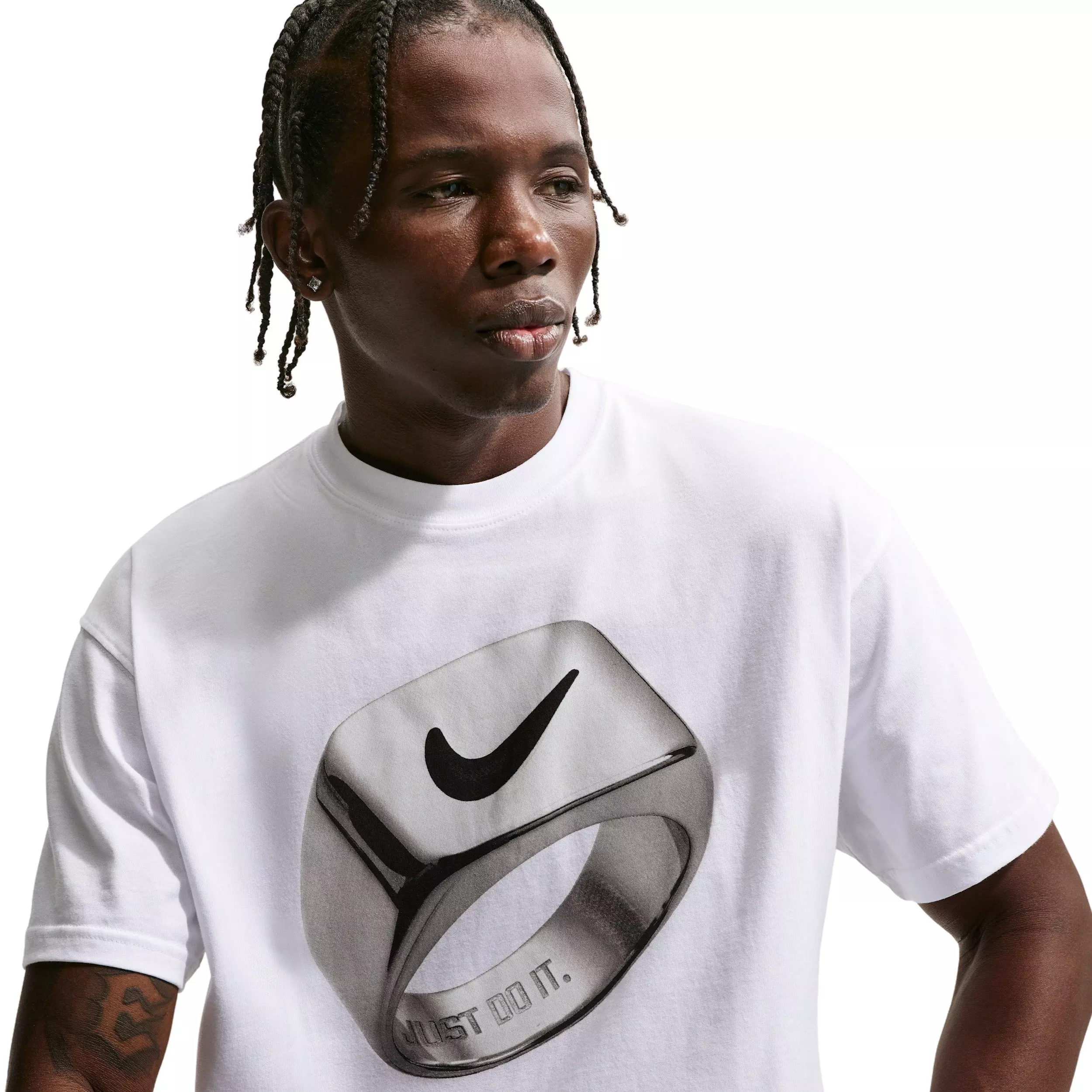 Nike Men's Sportwear Max 90 Heavy Metal T-Shirt - WHITE
