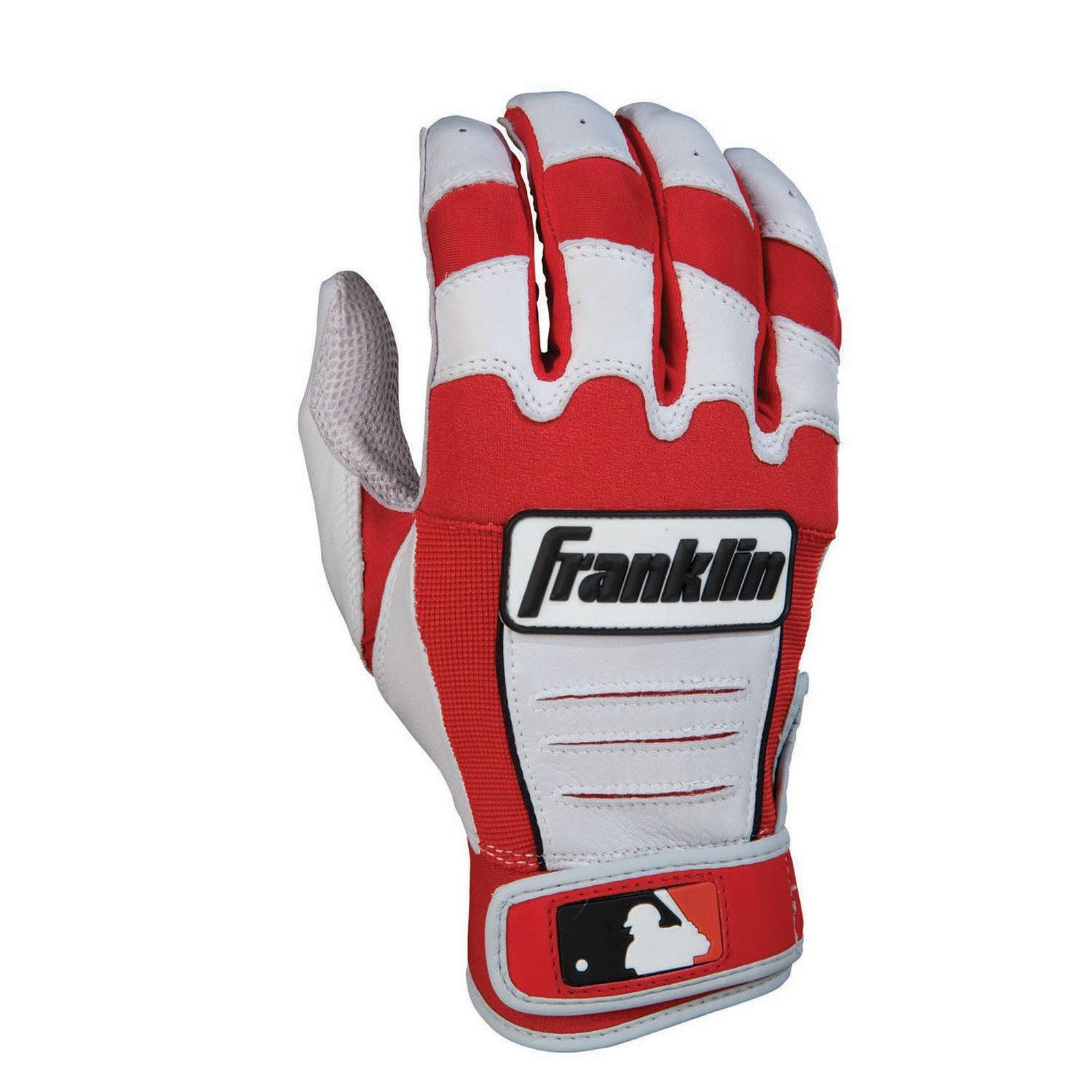 Franklin CFX Pro Baseball Batting Gloves Red White XL 